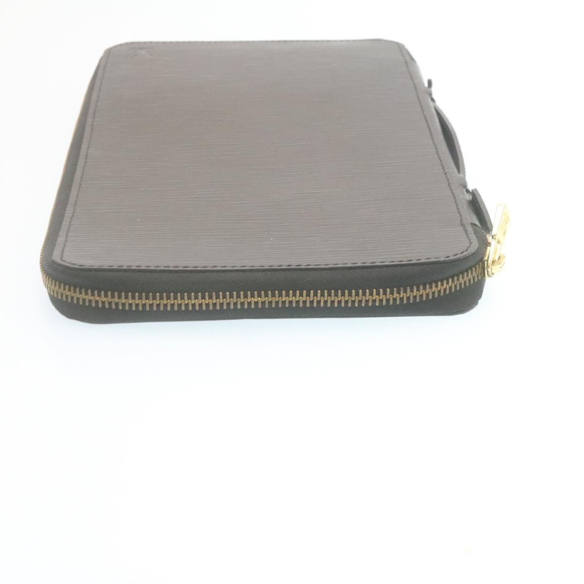 LOUIS VUITTON Epi Travel Case Black LV Auth am447bV