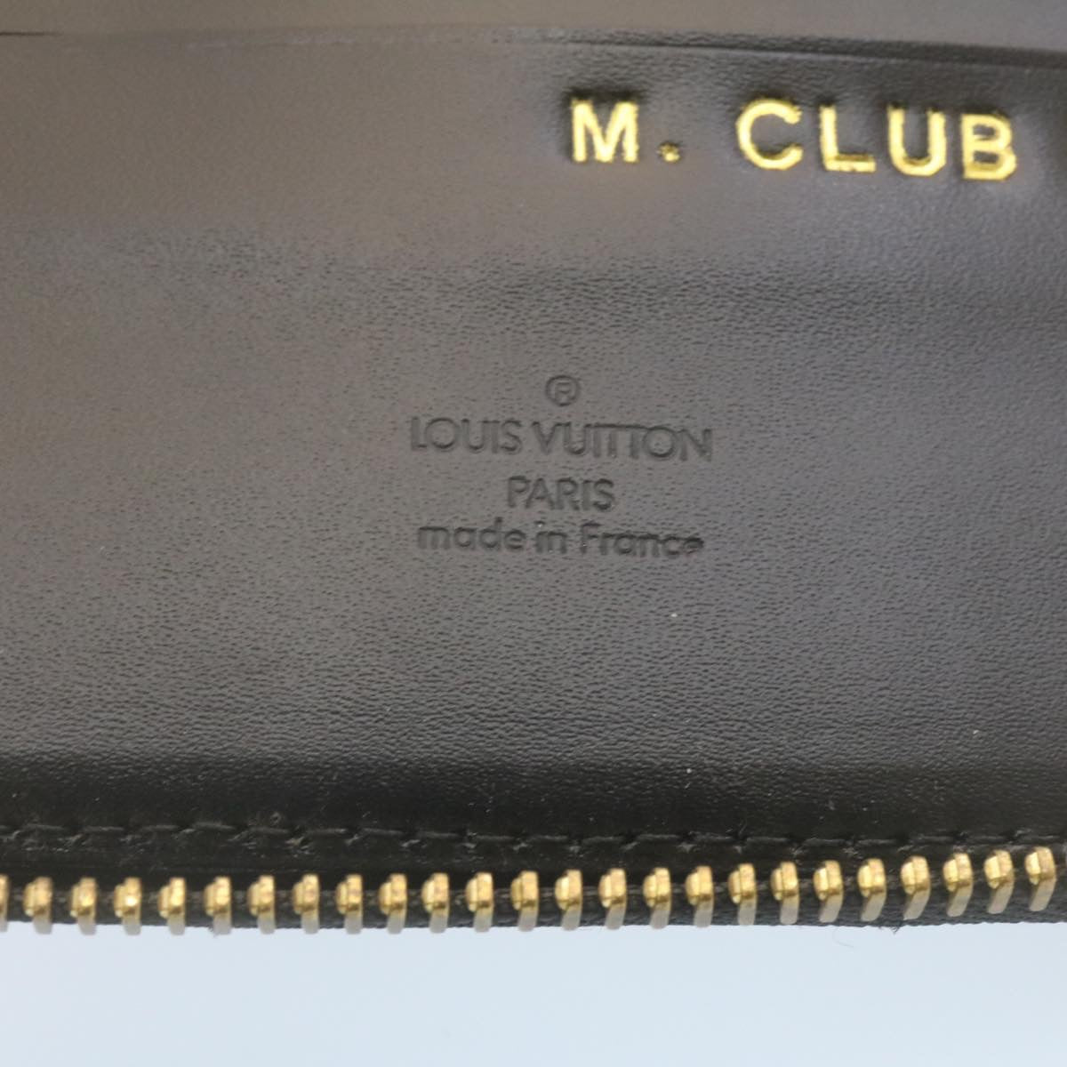 LOUIS VUITTON Epi Travel Case Black LV Auth am447bV