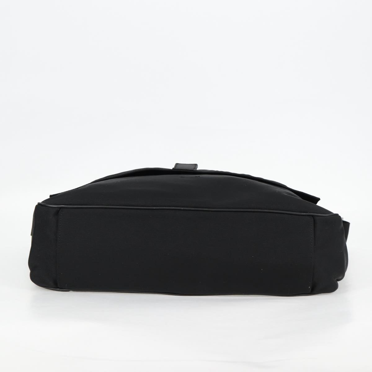 GUCCI Shoulder Bag Nylon Black Auth bs10426
