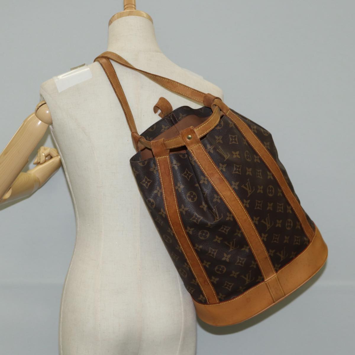 LOUIS VUITTON Monogram Randonnee PM Shoulder Bag M42243 LV Auth 94778