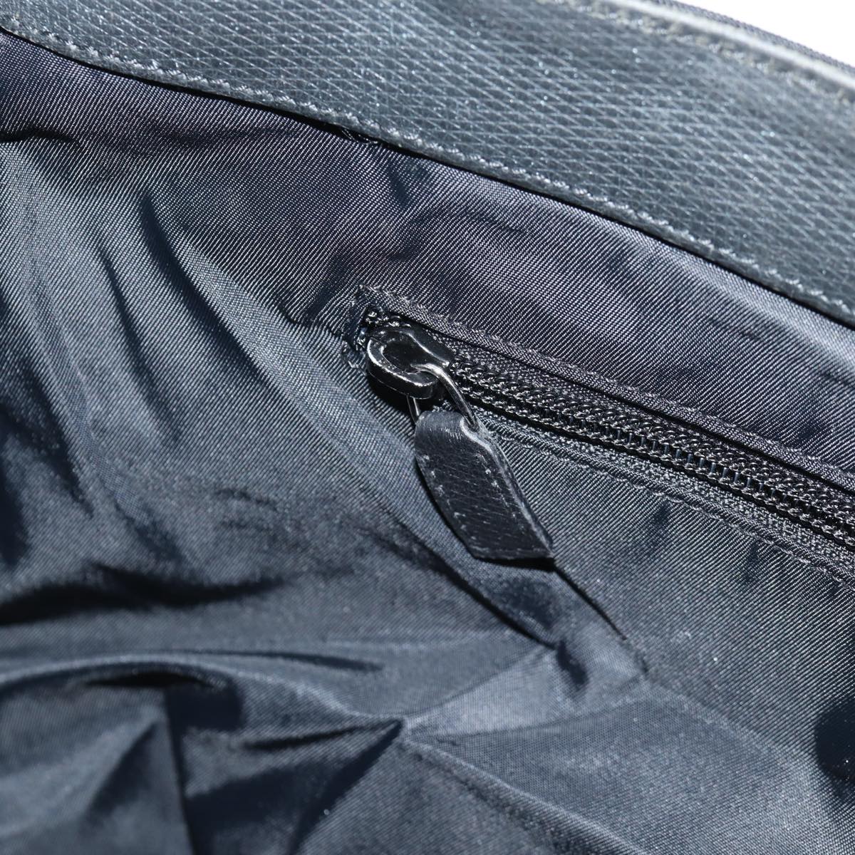 GUCCI Shoulder Bag Nylon Black Auth bs10426
