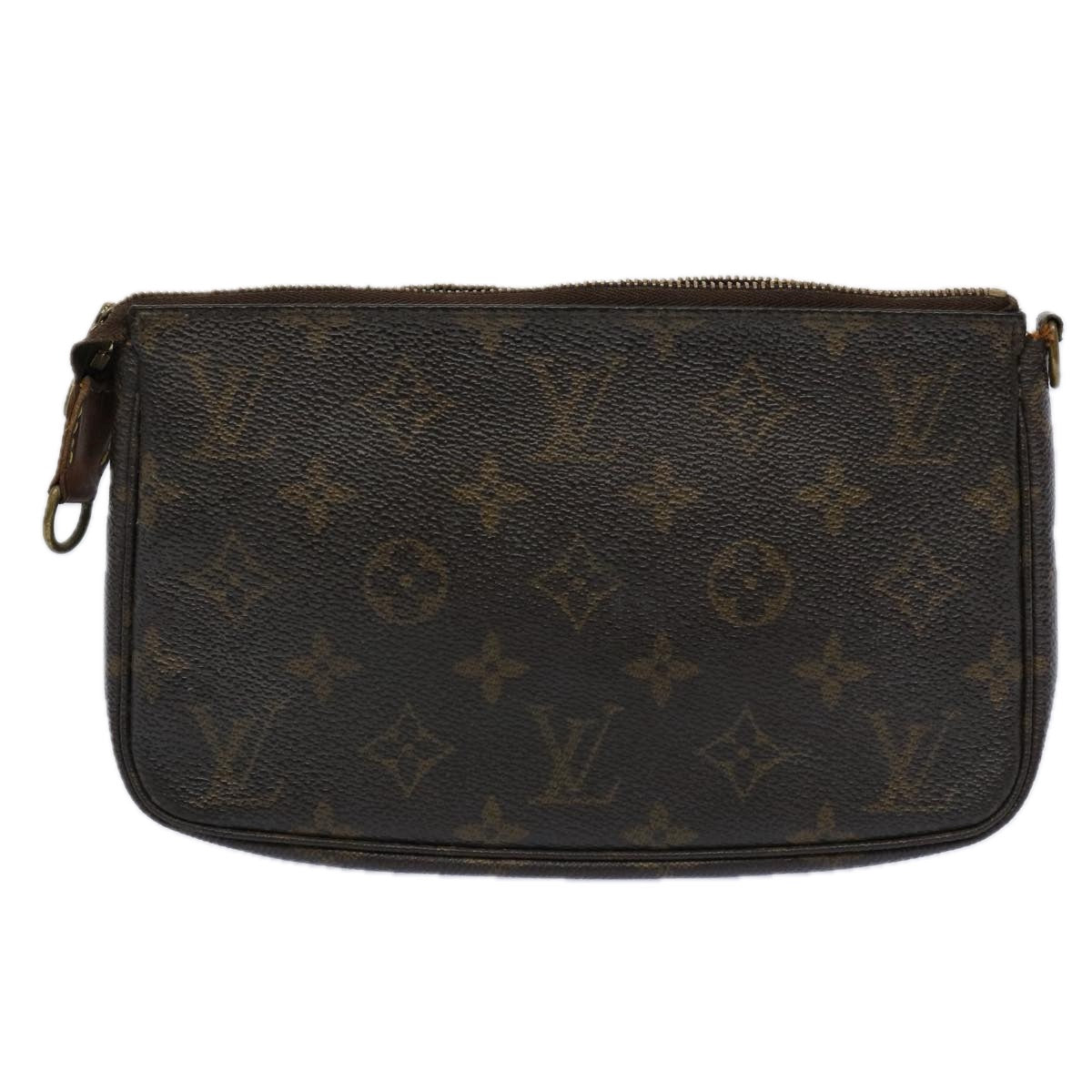 LOUIS VUITTON Monogram Pochette Accessoires Pouch M51980 LV Auth bs10734