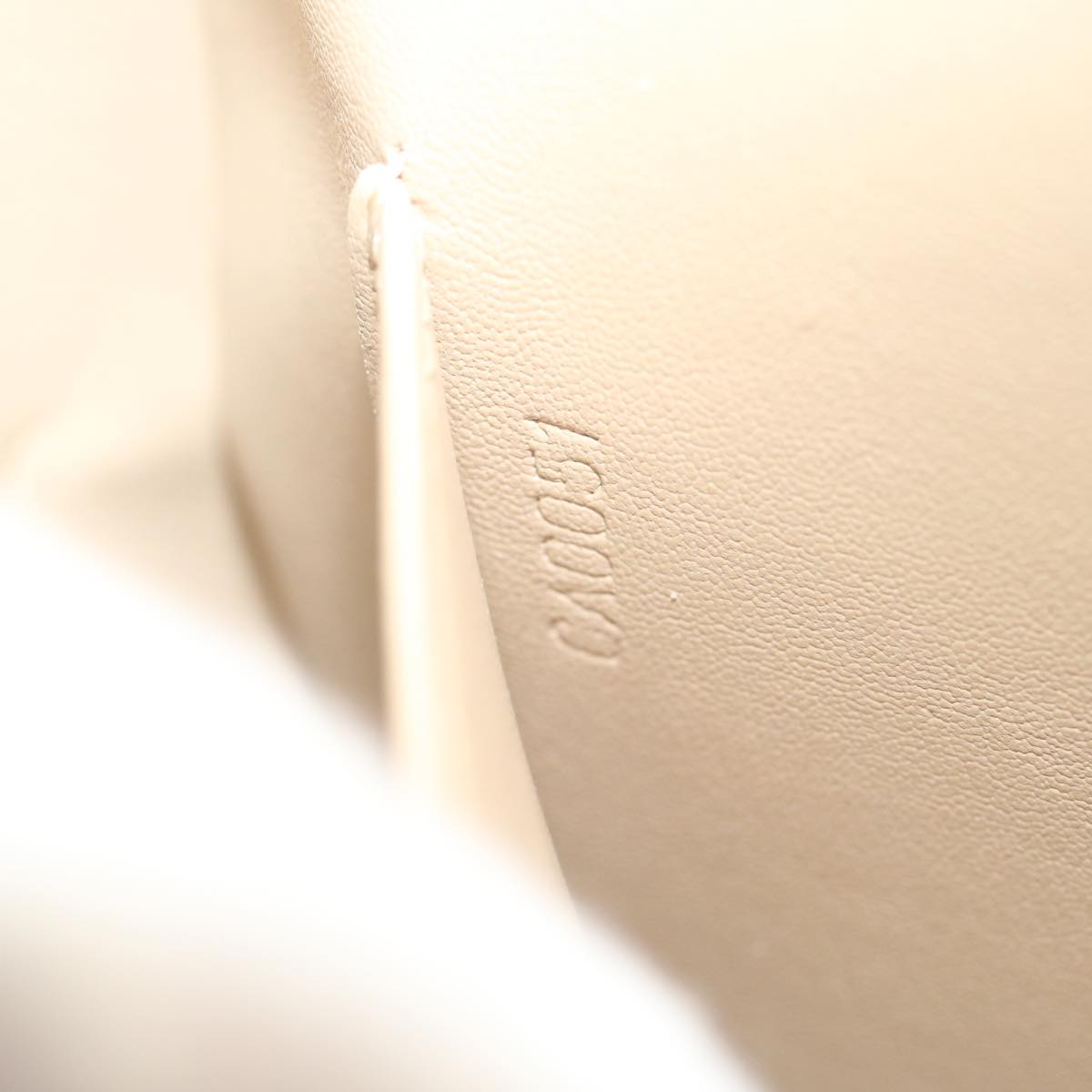 LOUIS VUITTON Monogram Vernis Thompson Street Bag Beige M91301 LV Auth bs11055