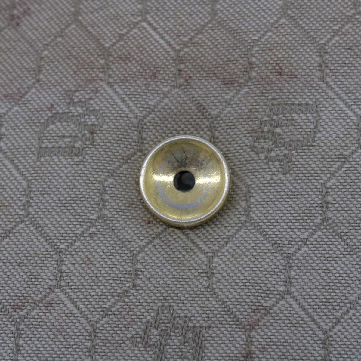 Christian Dior Trotter Canvas Pouch 2 Set Brown Beige Auth bs11092