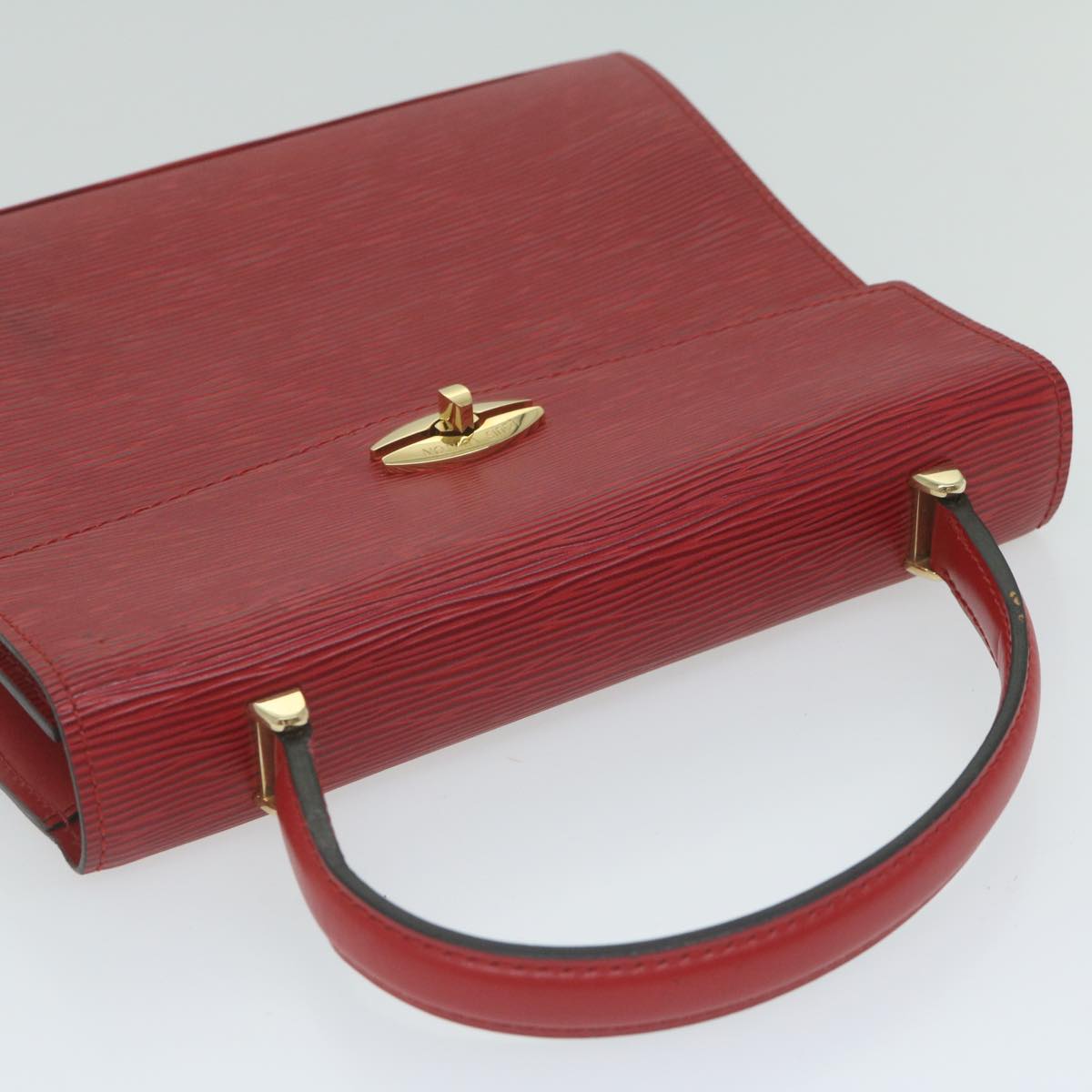 LOUIS VUITTON Epi Malesherbes Hand Bag Red M52377 LV Auth bs11284