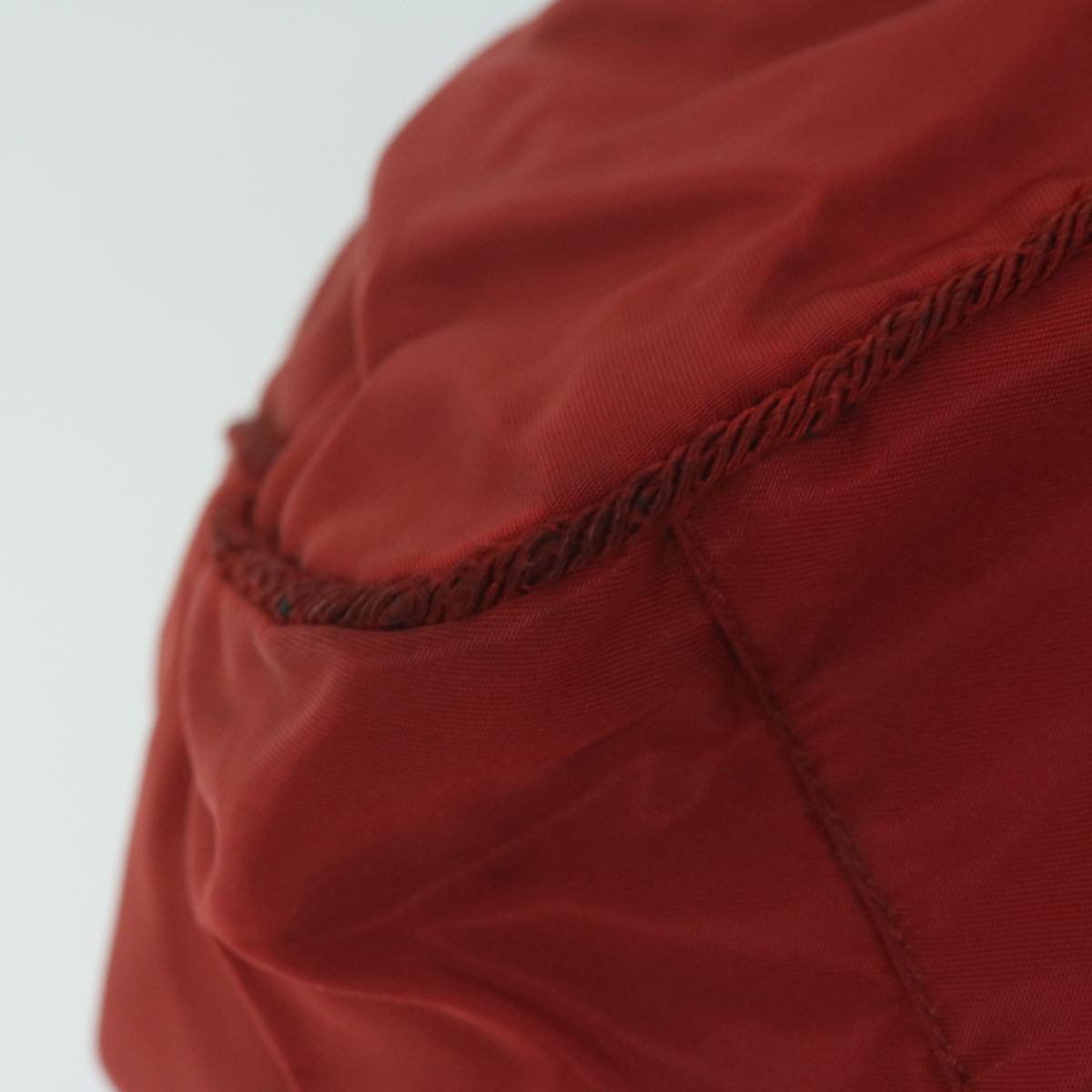 PRADA Shoulder Bag Nylon Red Auth bs11552