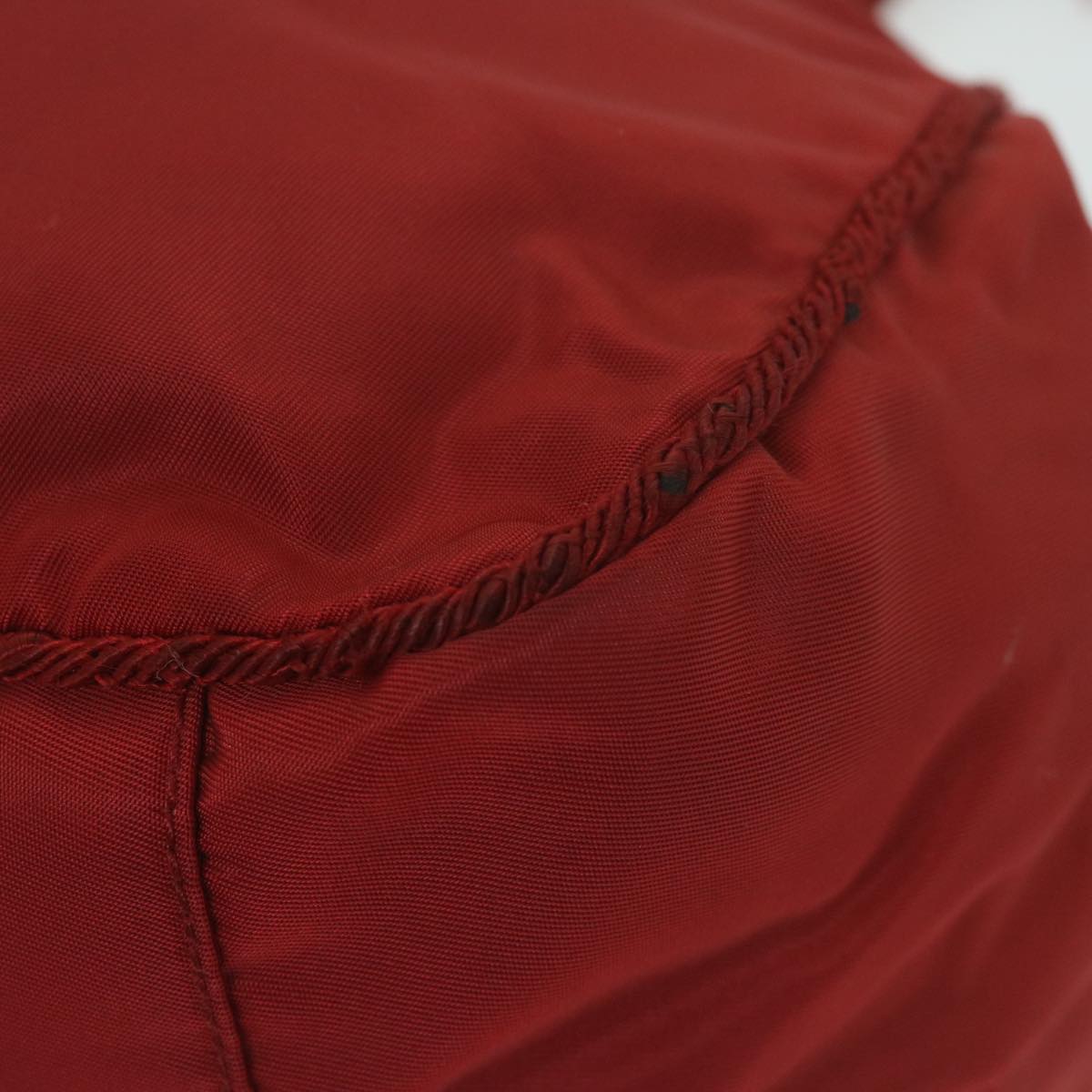 PRADA Shoulder Bag Nylon Red Auth bs11552