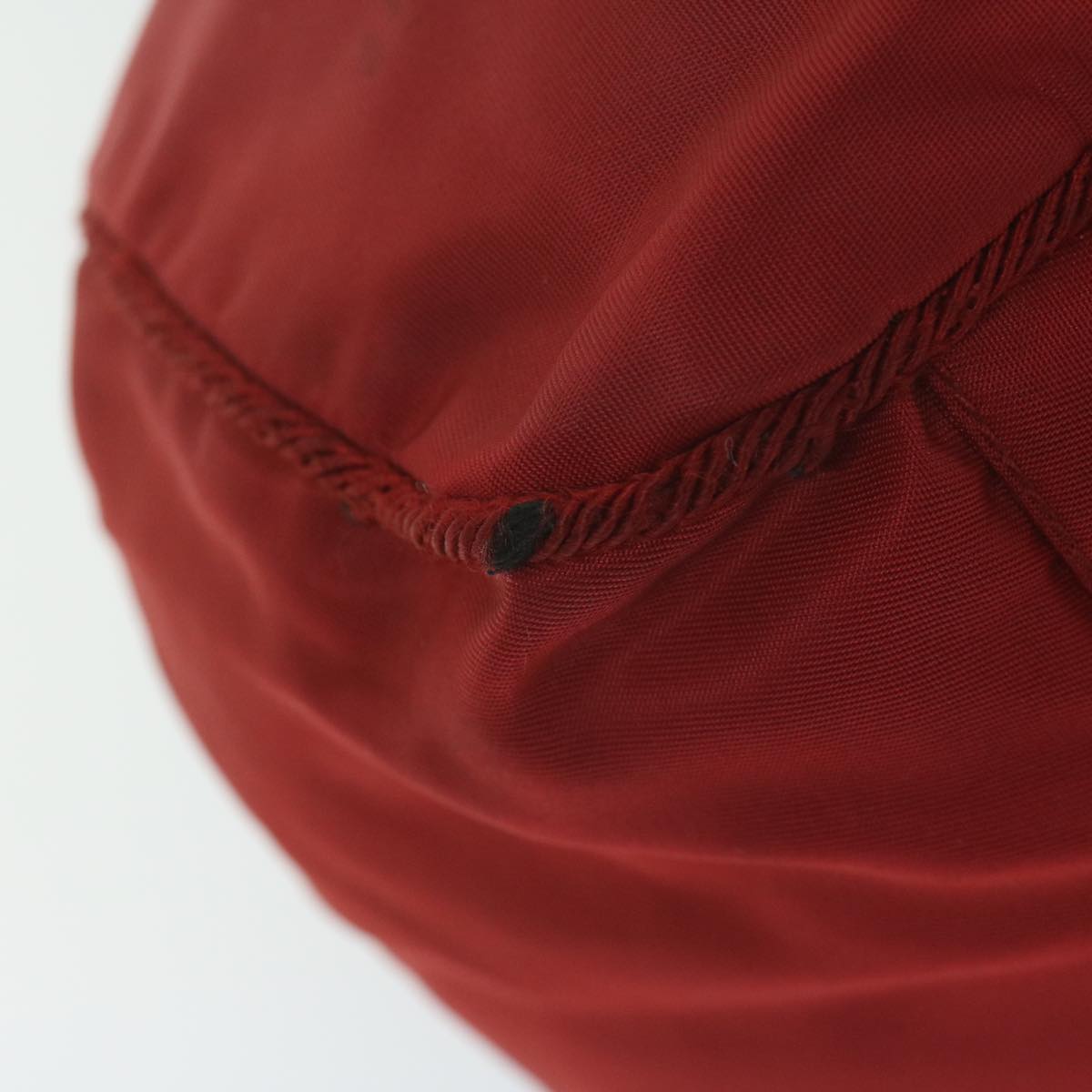 PRADA Shoulder Bag Nylon Red Auth bs11552