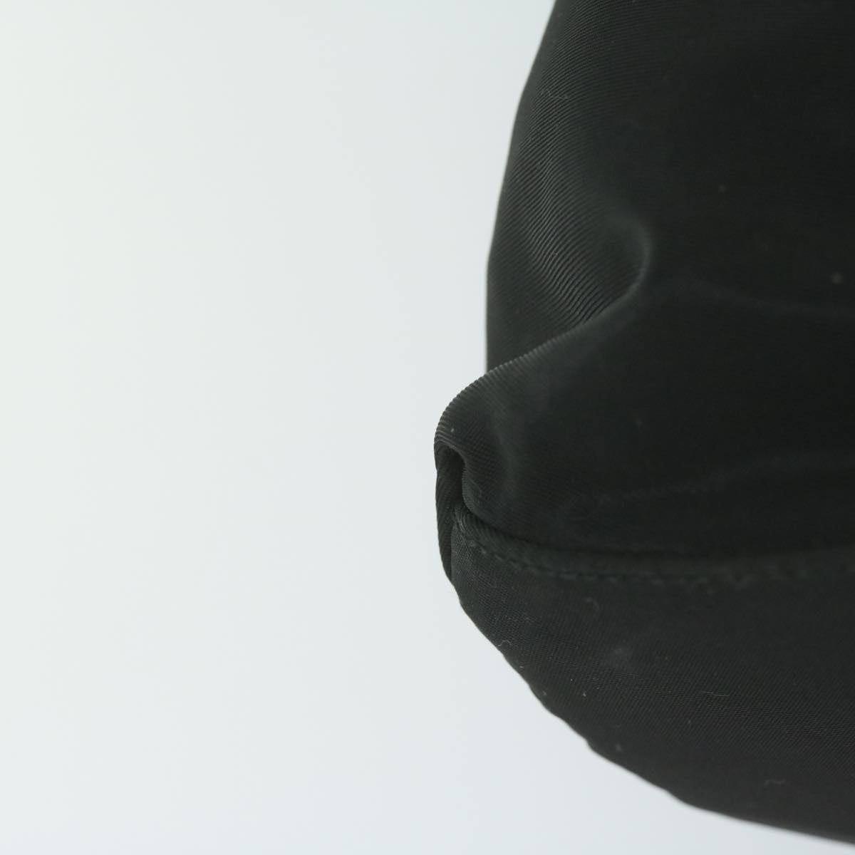 PRADA Hand Bag Nylon Black Auth bs11557