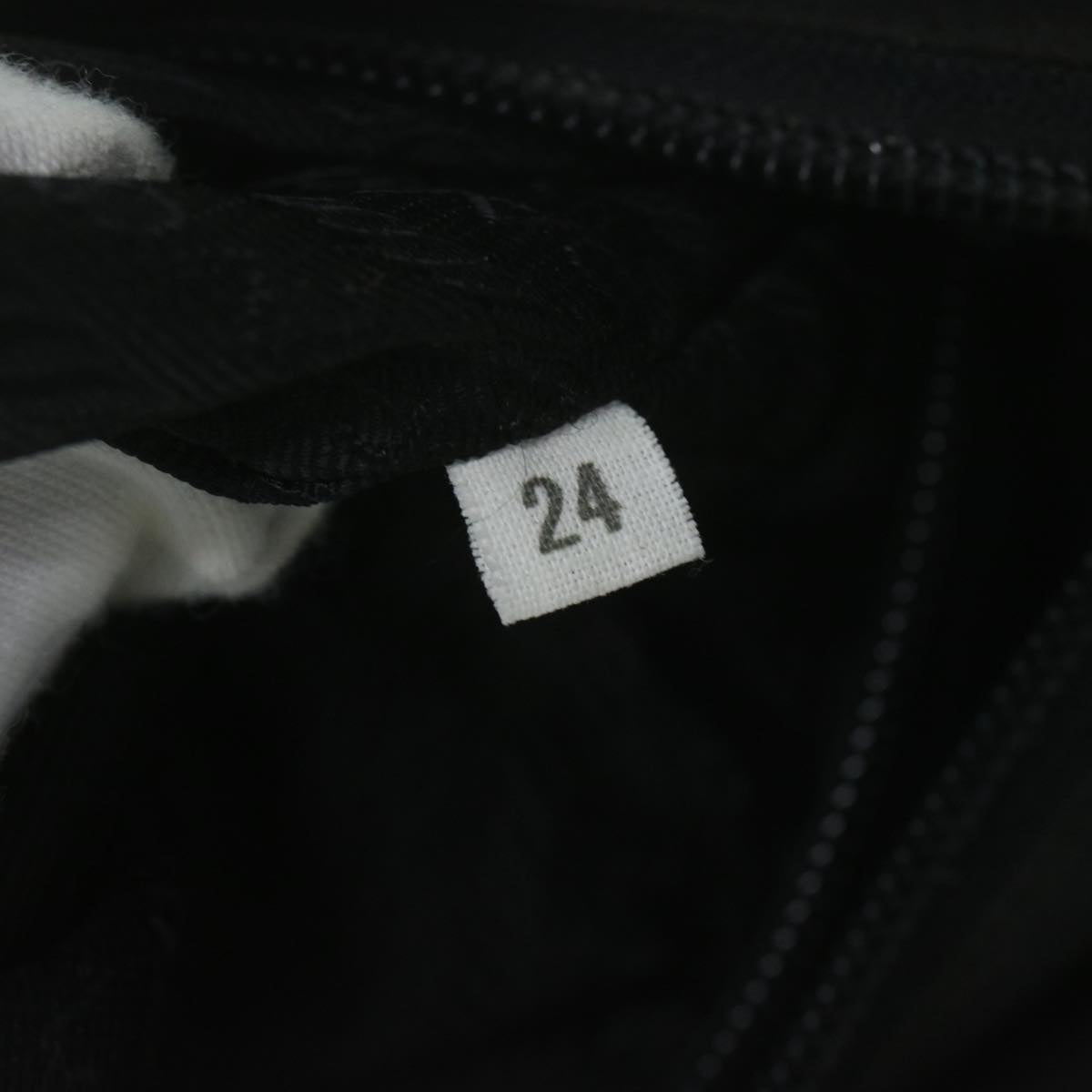 PRADA Hand Bag Nylon Black Auth bs11557