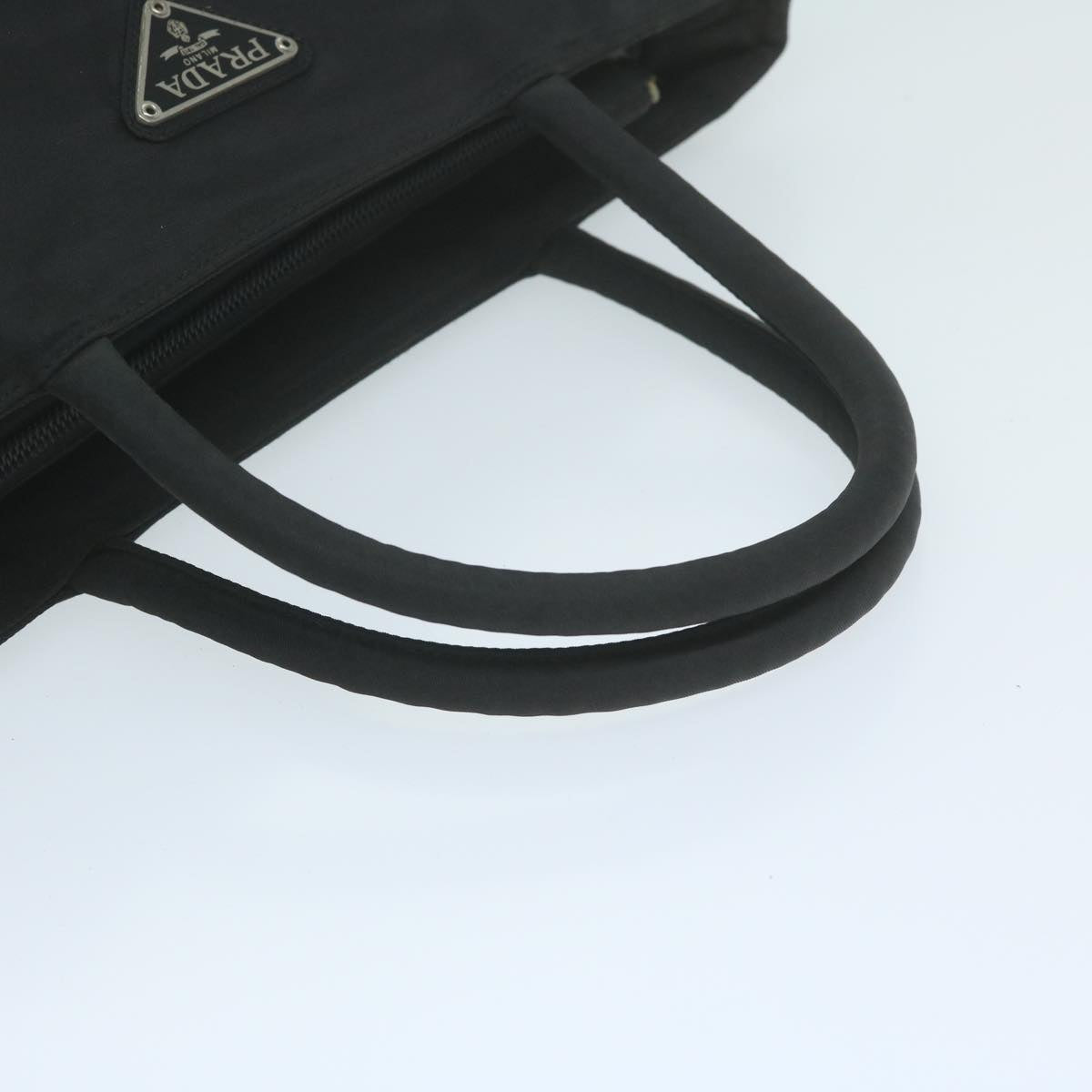 PRADA Hand Bag Nylon Black Auth bs11557