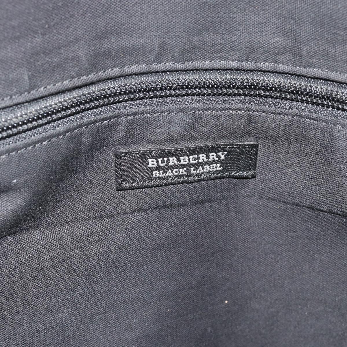 Burberrys Shoulder Bag Leather Black Auth bs11672