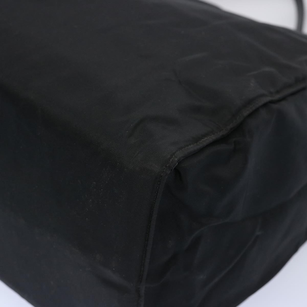 PRADA Tote Bag Nylon Black Auth bs11691