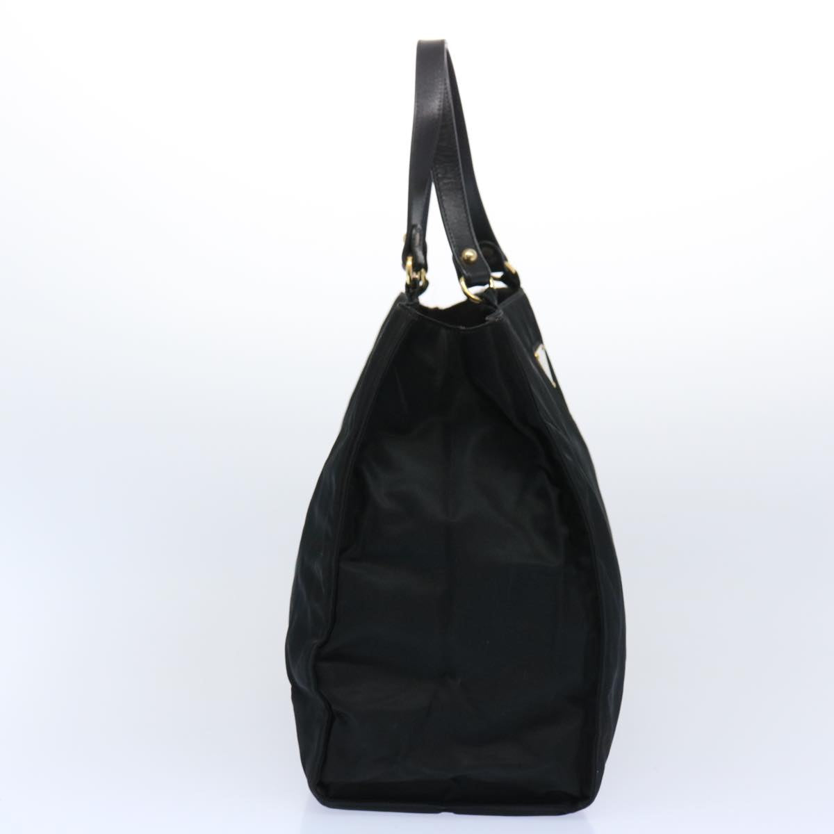 PRADA Tote Bag Nylon Black Auth bs11691