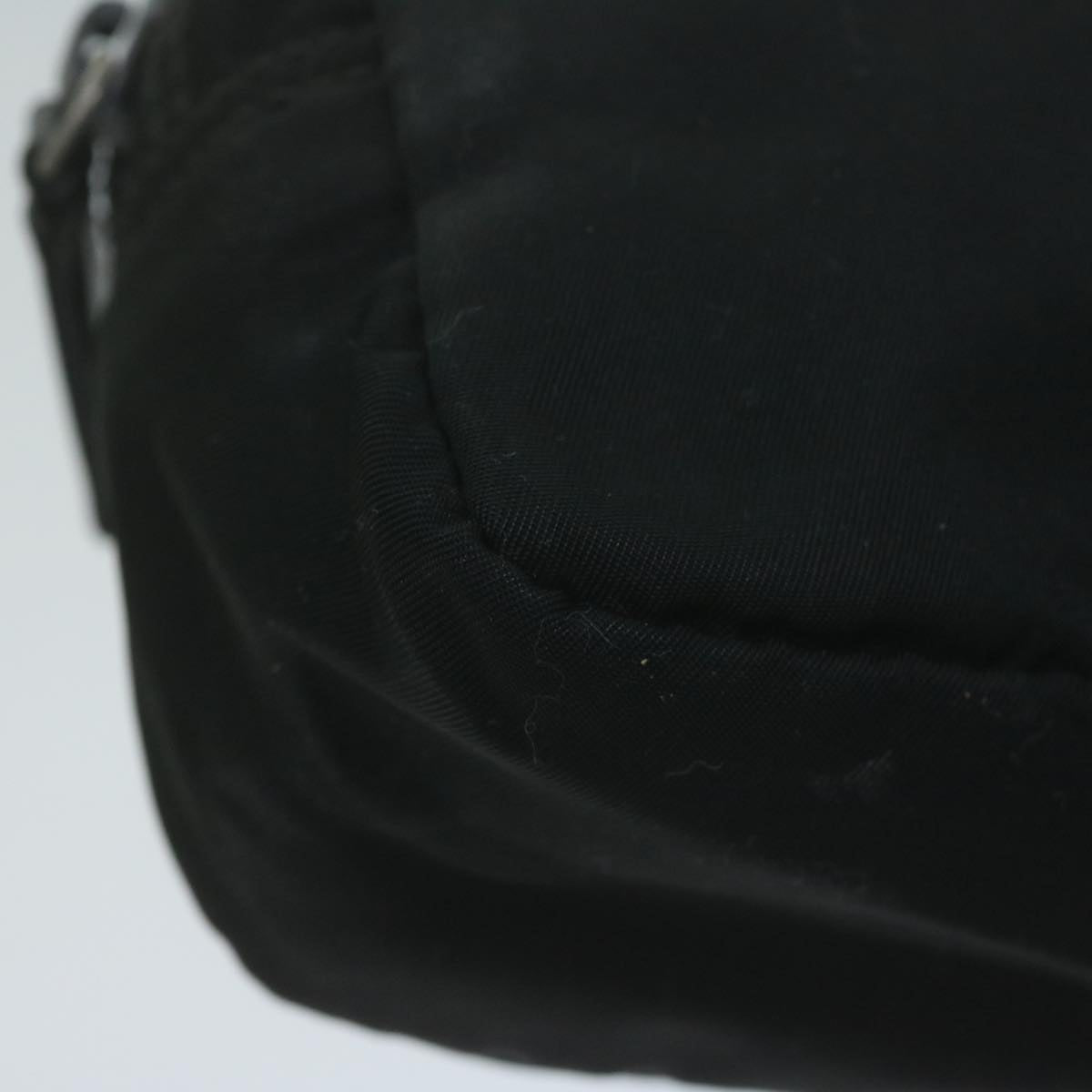 PRADA Pouch Nylon Black Auth bs11783