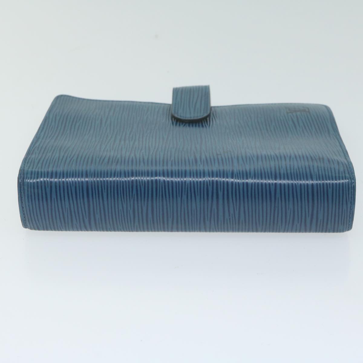 LOUIS VUITTON Epi Agenda MM Day Planner Cover Blue R20055 LV Auth bs11827