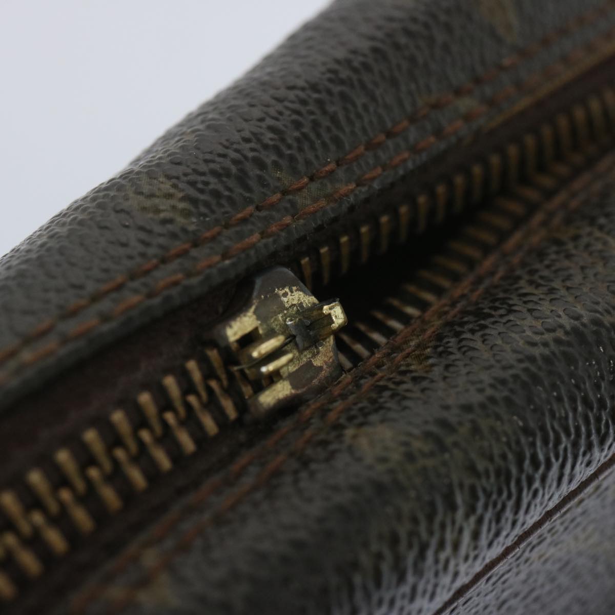 LOUIS VUITTON Monogram Compiegne 28 Clutch Bag M51845 LV Auth bs11970