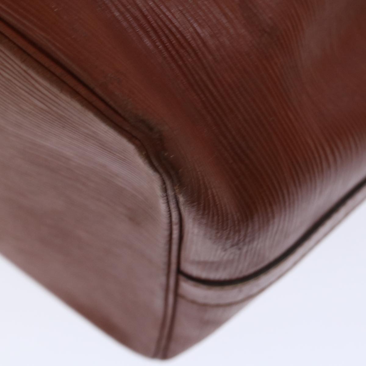 LOUIS VUITTON Epi Petit Noe Shoulder Bag Brown M44103 LV Auth bs12010