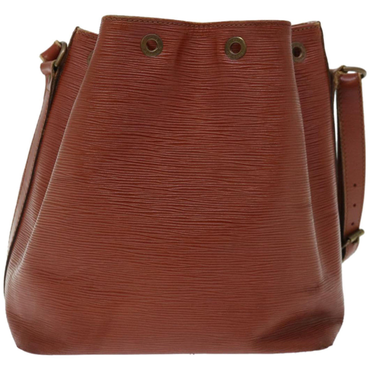 LOUIS VUITTON Epi Petit Noe Shoulder Bag Brown M44103 LV Auth bs12010