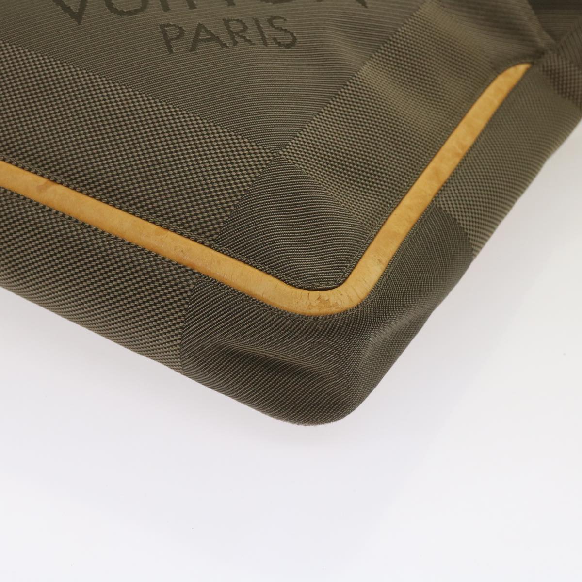 LOUIS VUITTON Damier Geant Compignon Messenger bag Khaki M93045 LV Auth bs12058