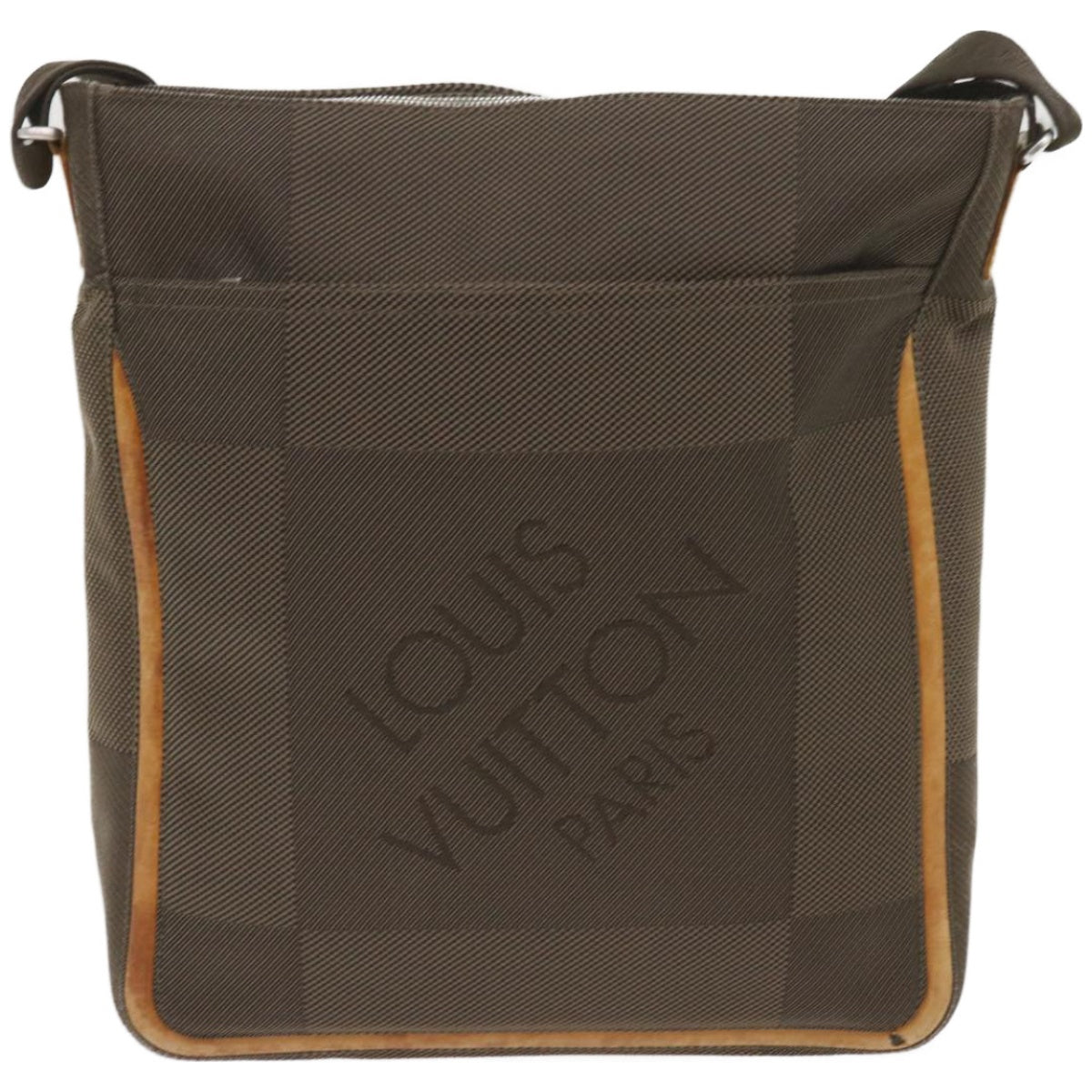 LOUIS VUITTON Damier Geant Compignon Messenger bag Khaki M93045 LV Auth bs12058
