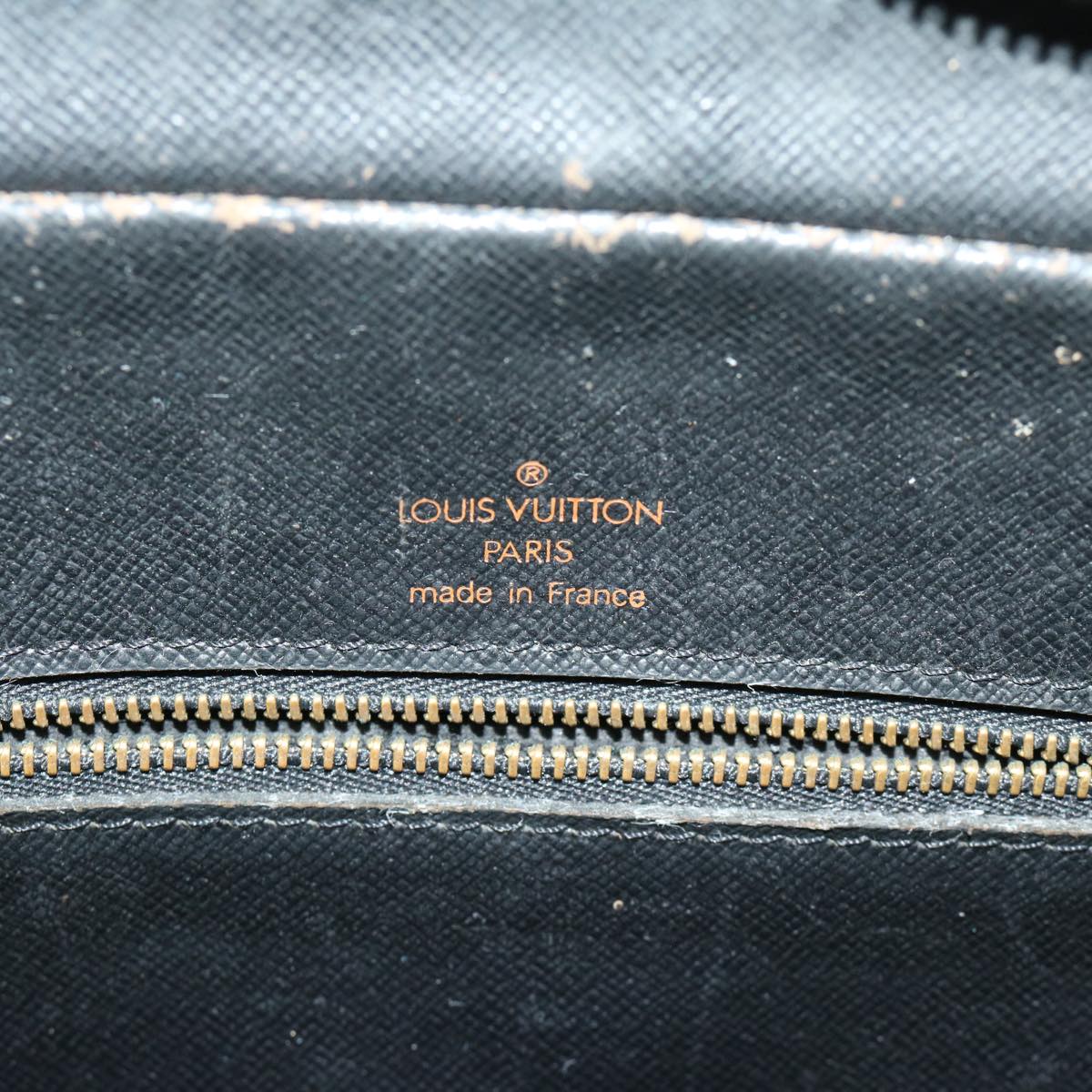 LOUIS VUITTON Epi Porte Documents Voyage Business Bag Blue M54475 Auth bs12244