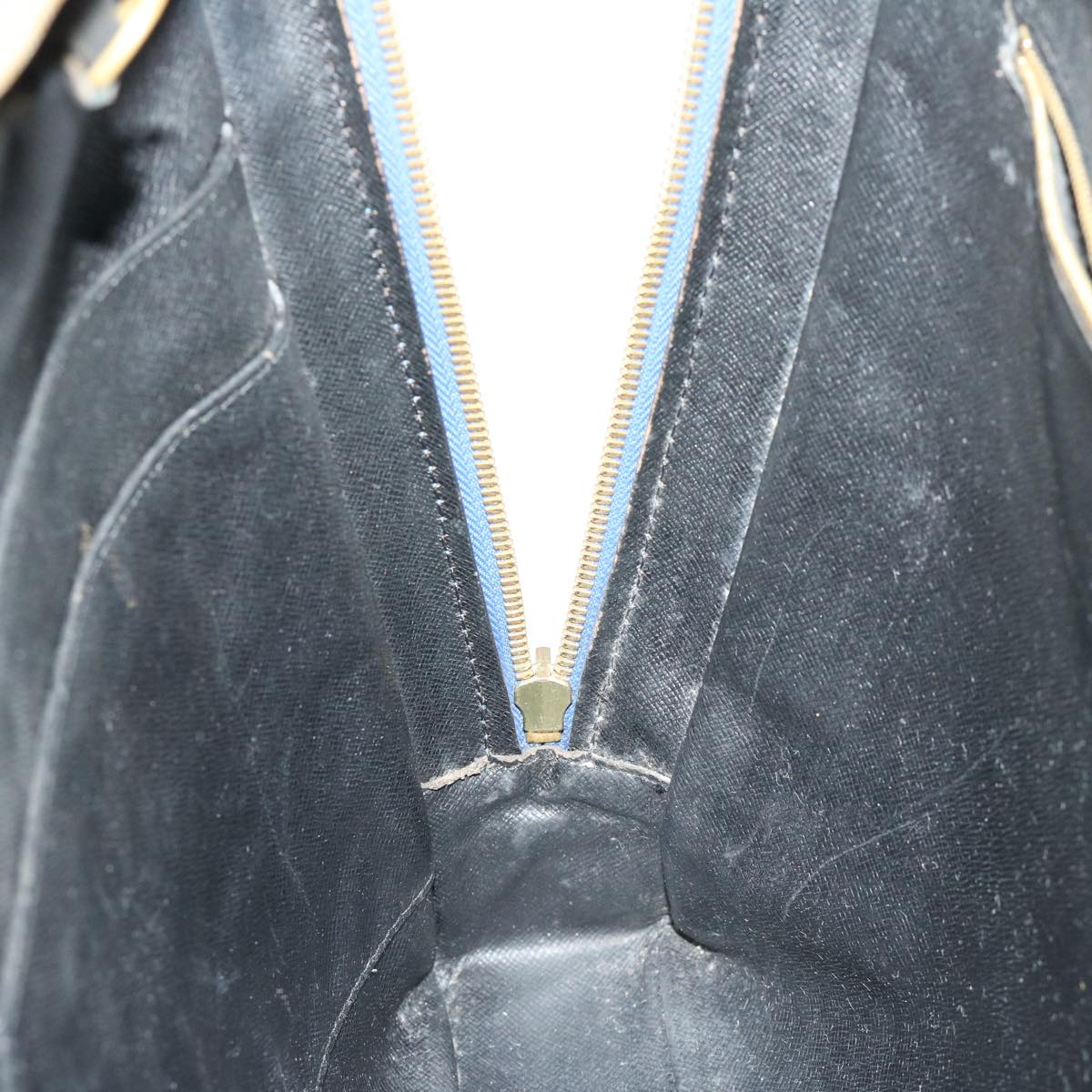 LOUIS VUITTON Epi Porte Documents Voyage Business Bag Blue M54475 Auth bs12244