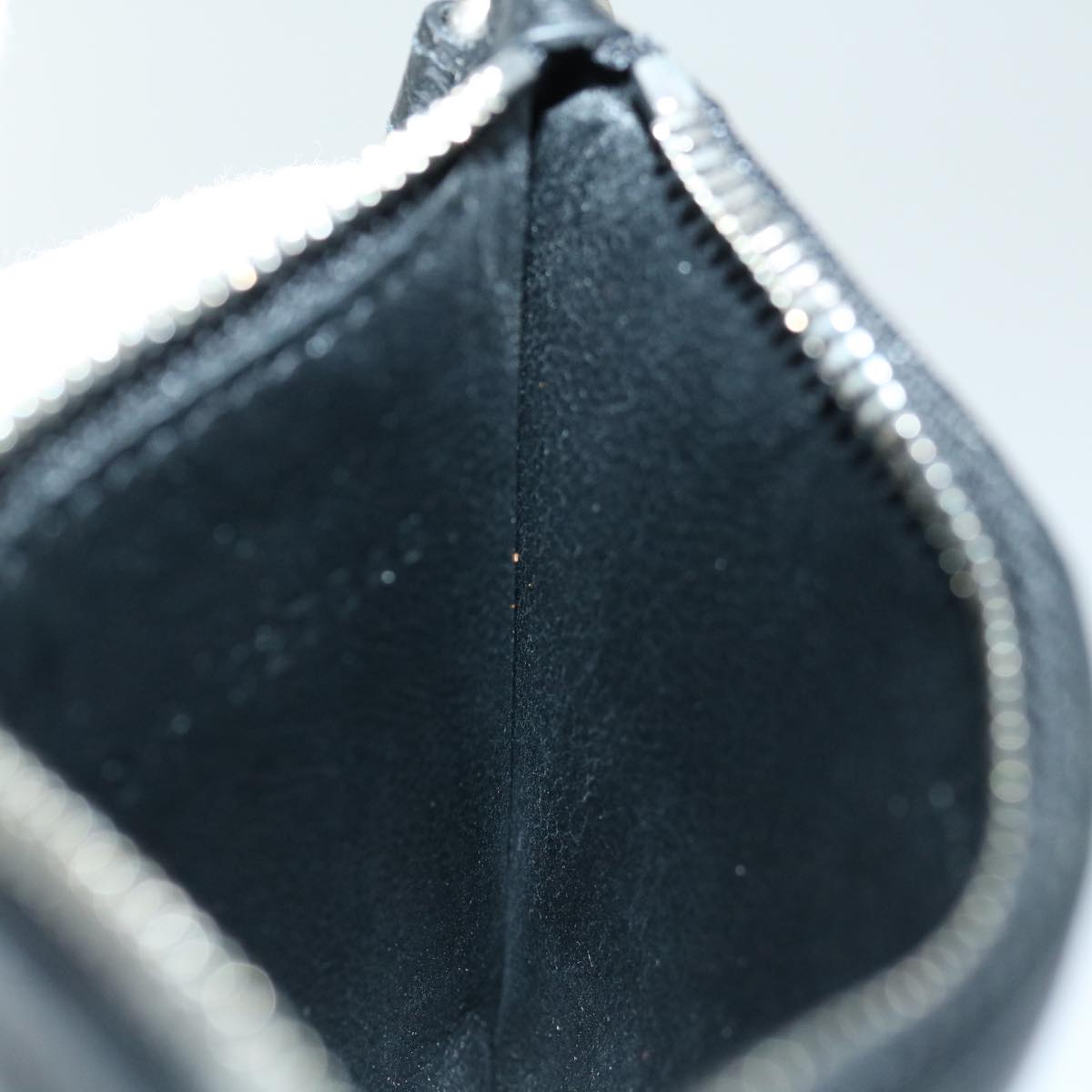 BALENCIAGA Coin Purse Leather Black 594548 Auth bs12284