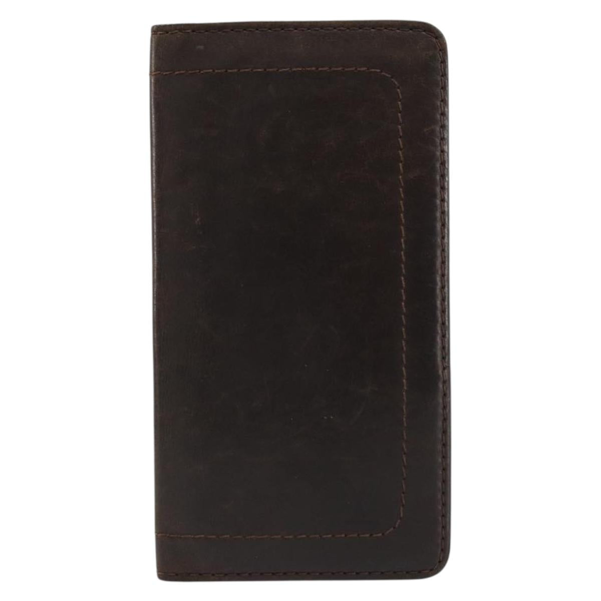 LOUIS VUITTON Utah Porte Valeurs Cartes Credit Leather Black M97020 Auth bs12404