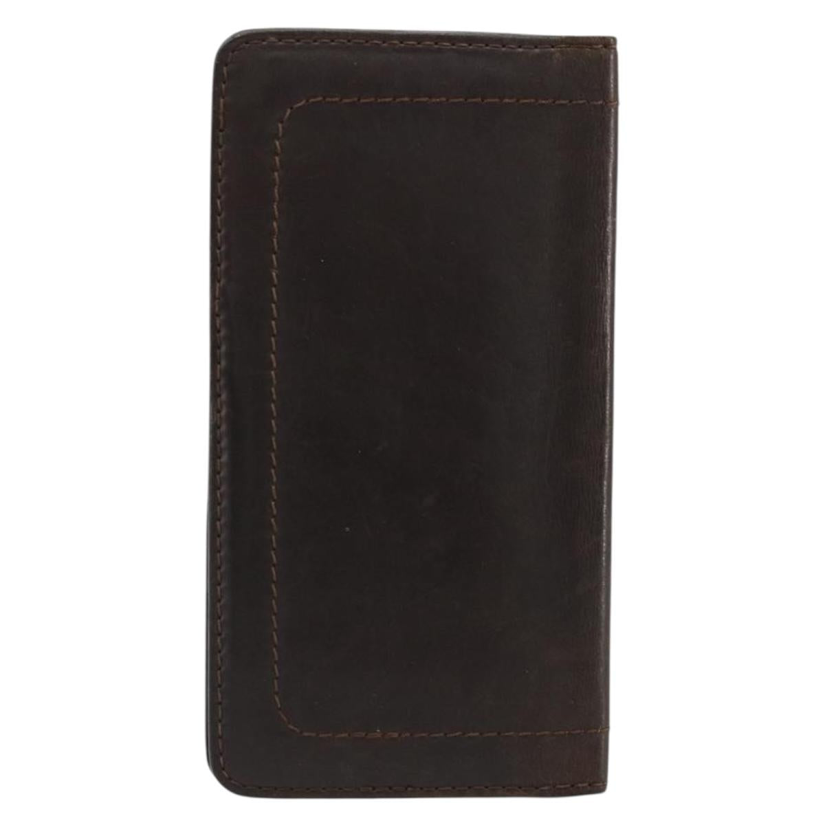 LOUIS VUITTON Utah Porte Valeurs Cartes Credit Leather Black M97020 Auth bs12404