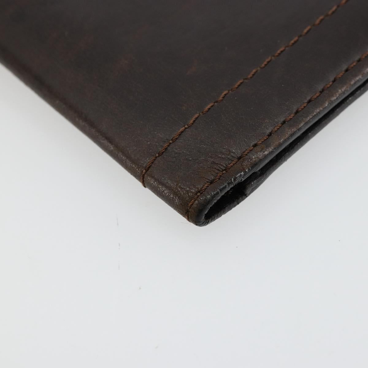 LOUIS VUITTON Utah Porte Valeurs Cartes Credit Leather Black M97020 Auth bs12404
