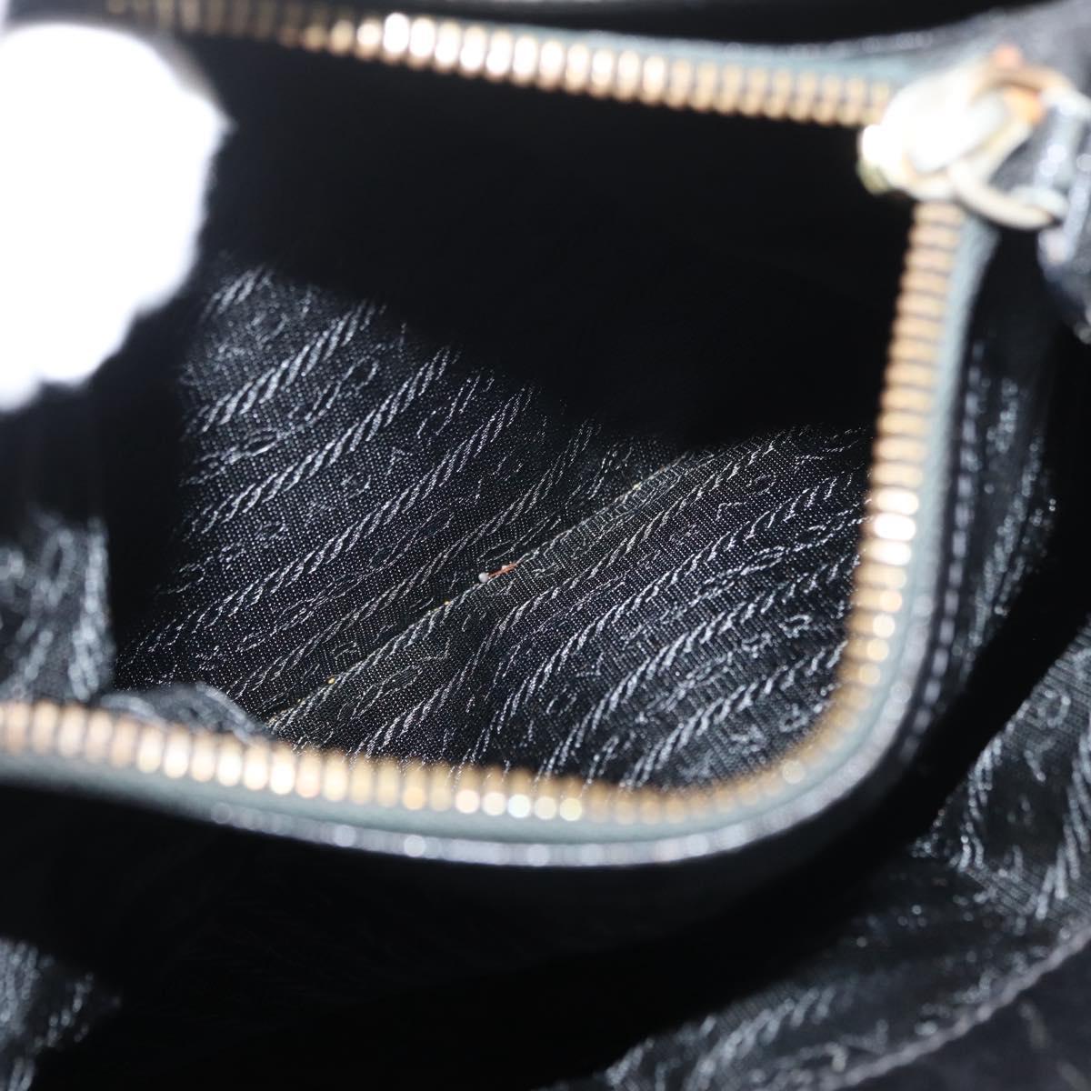 PRADA Hand Bag Nylon Black Auth bs13283