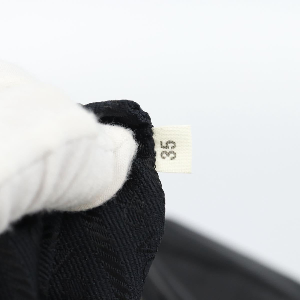 PRADA Boston Bag Nylon Black Auth bs13423