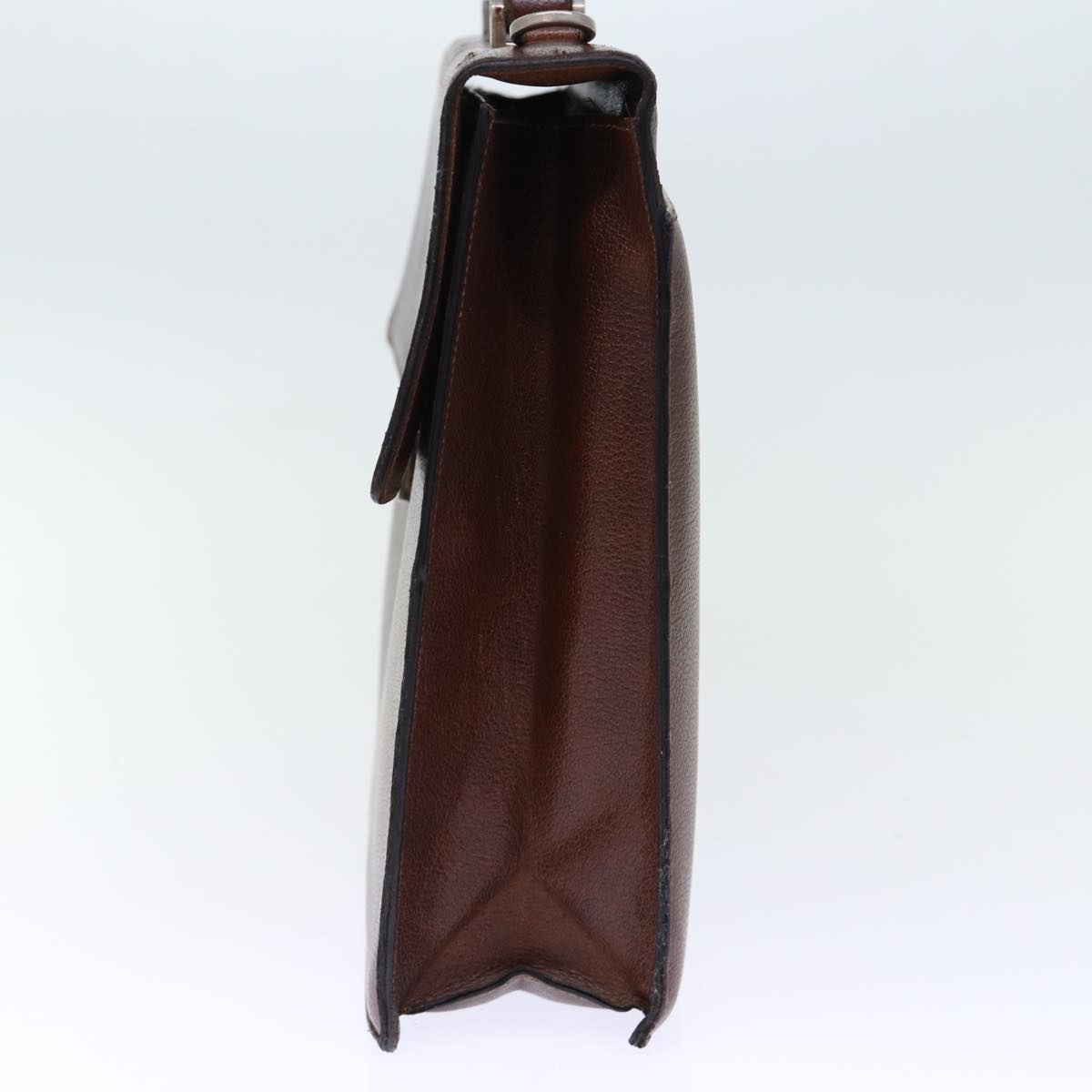 Salvatore Ferragamo Hand Bag Leather 2way Brown 001 2865 1657 Auth bs13795