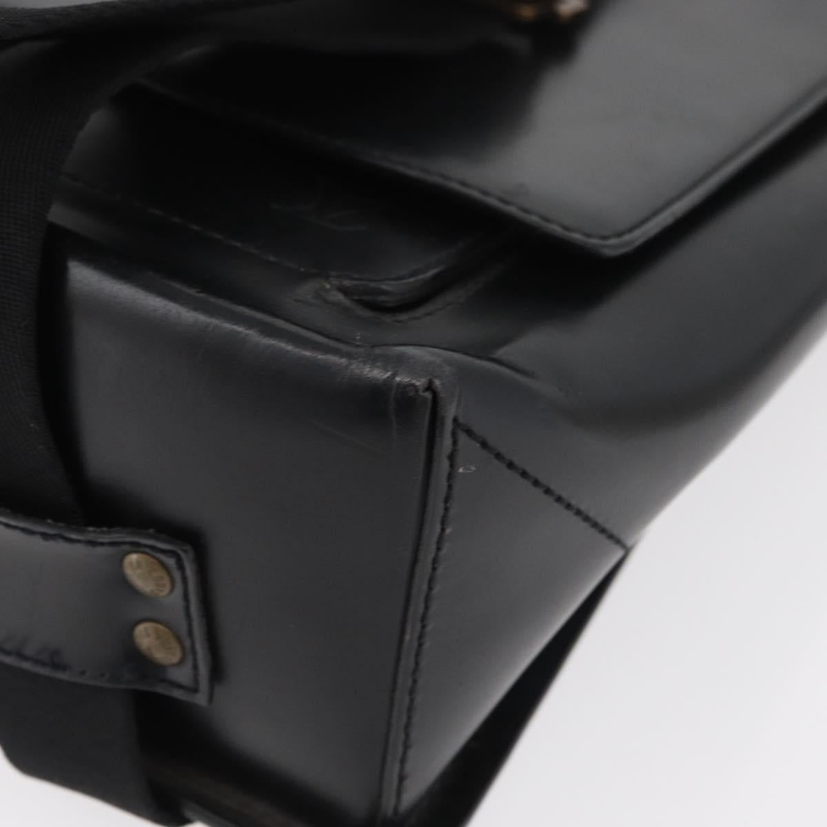 LOUIS VUITTON Nomad Liege Hussars Shoulder Bag Black M92224 LV Auth bs14675