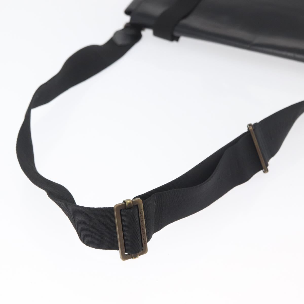 LOUIS VUITTON Nomad Liege Hussars Shoulder Bag Black M92224 LV Auth bs14675