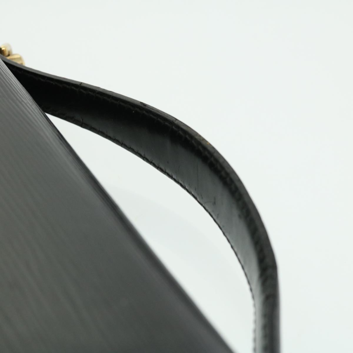 LOUIS VUITTON Epi Monceau Hand Bag Black M52123 LV Auth bs1472