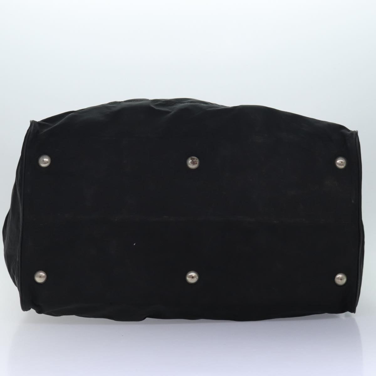 PRADA Boston Bag Enamel 2way Black Auth bs15045