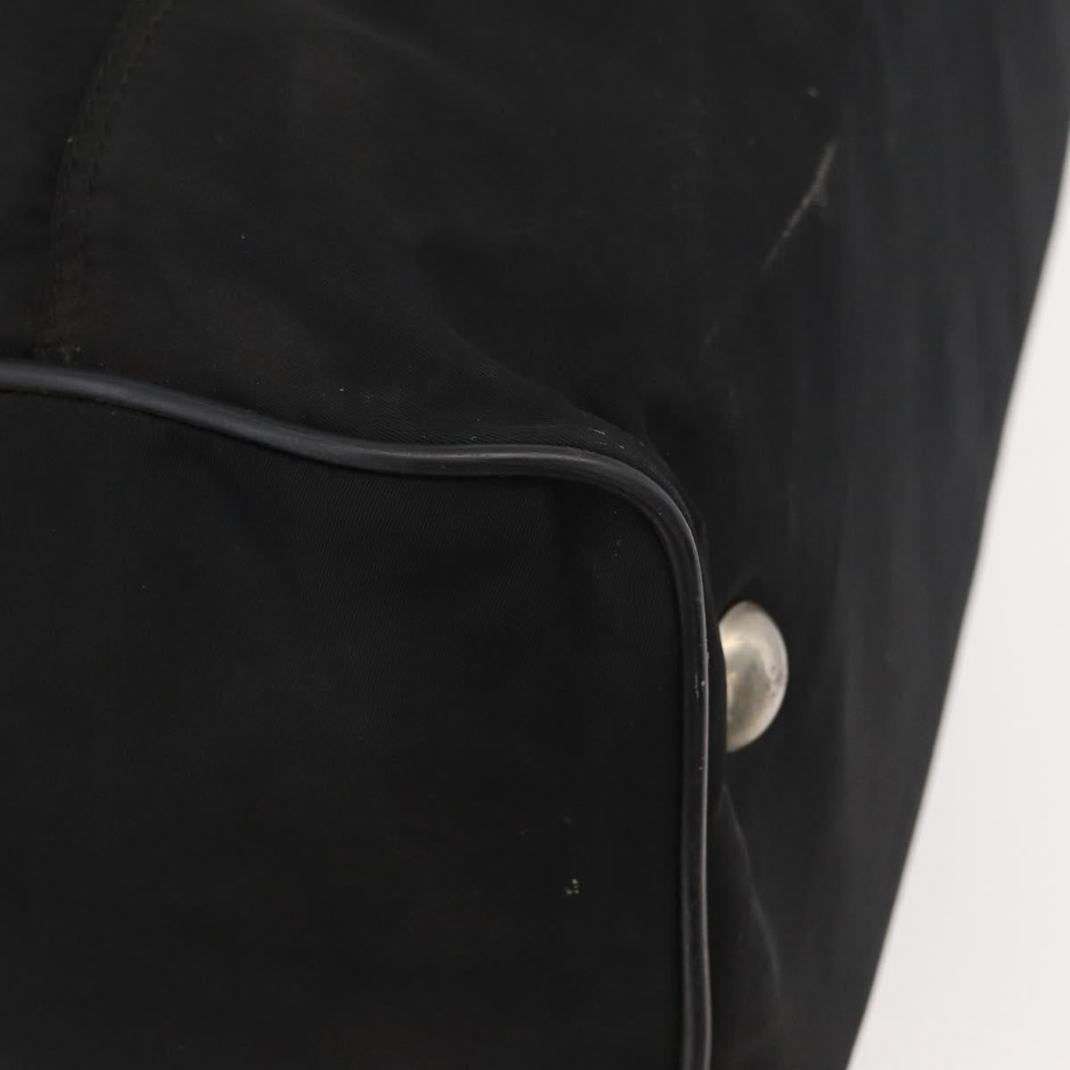 PRADA Boston Bag Nylon 2way Black Auth bs15045