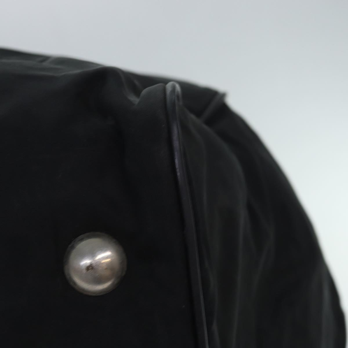 PRADA Boston Bag Enamel 2way Black Auth bs15045