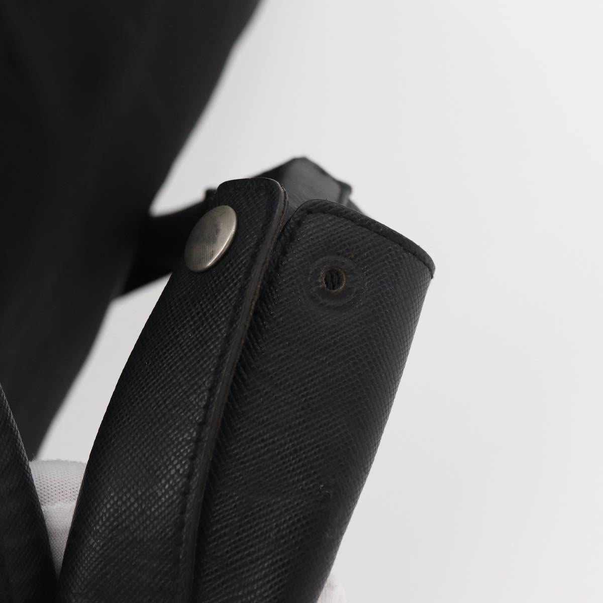 PRADA Boston Bag Nylon 2way Black Auth bs15045