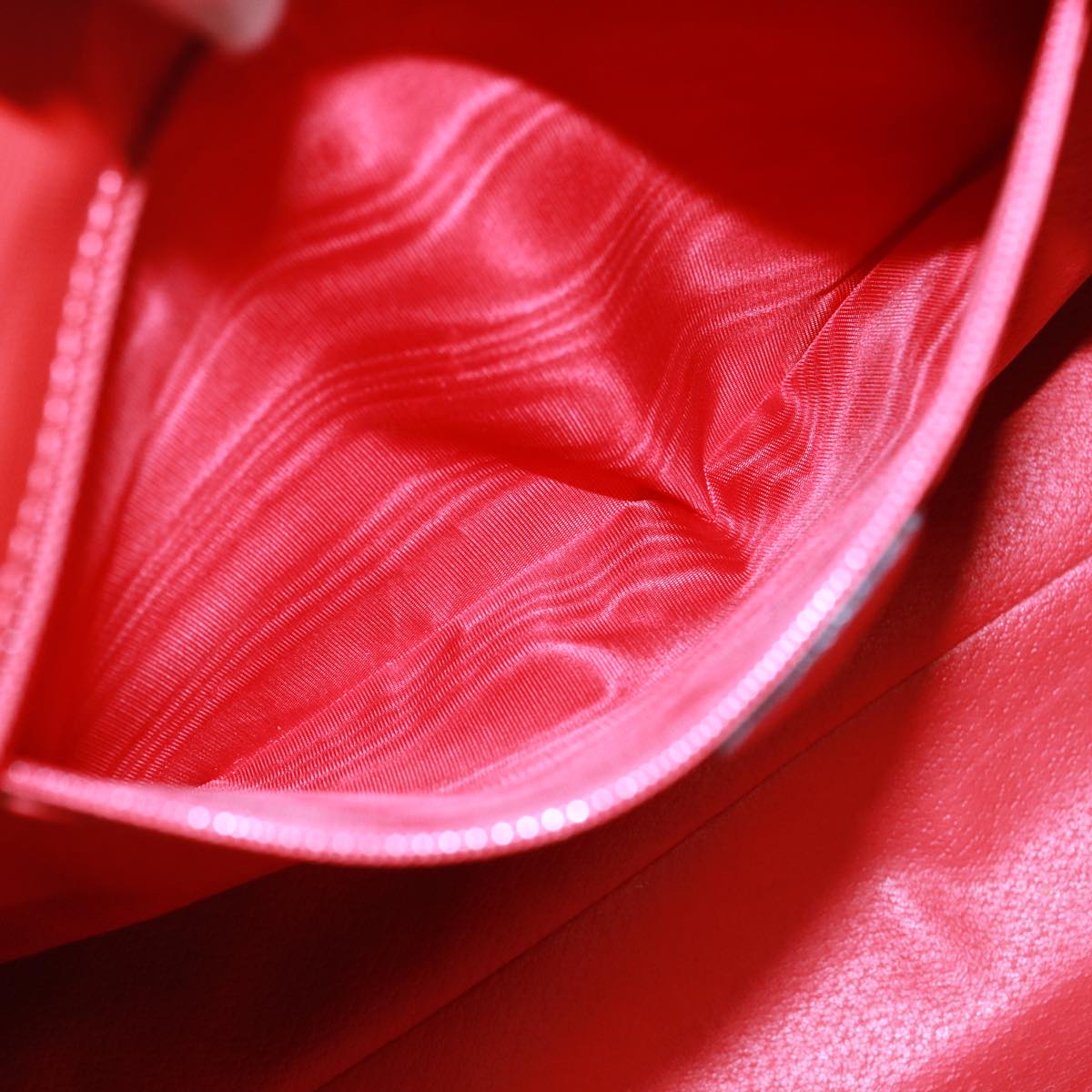 CELINE Shoulder Bag Leather Red Auth bs15049