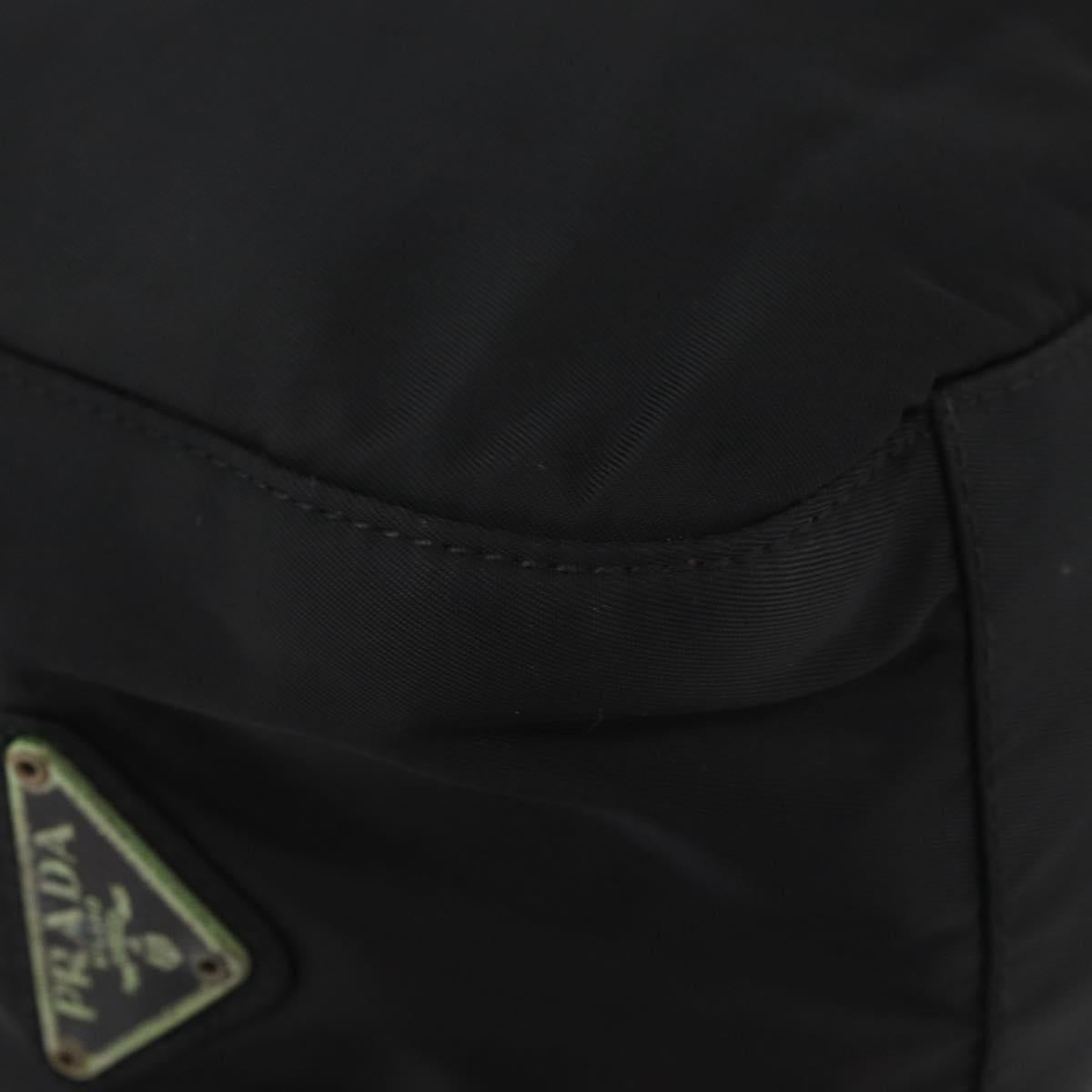 PRADA Shoulder Bag Nylon Black Auth bs15274