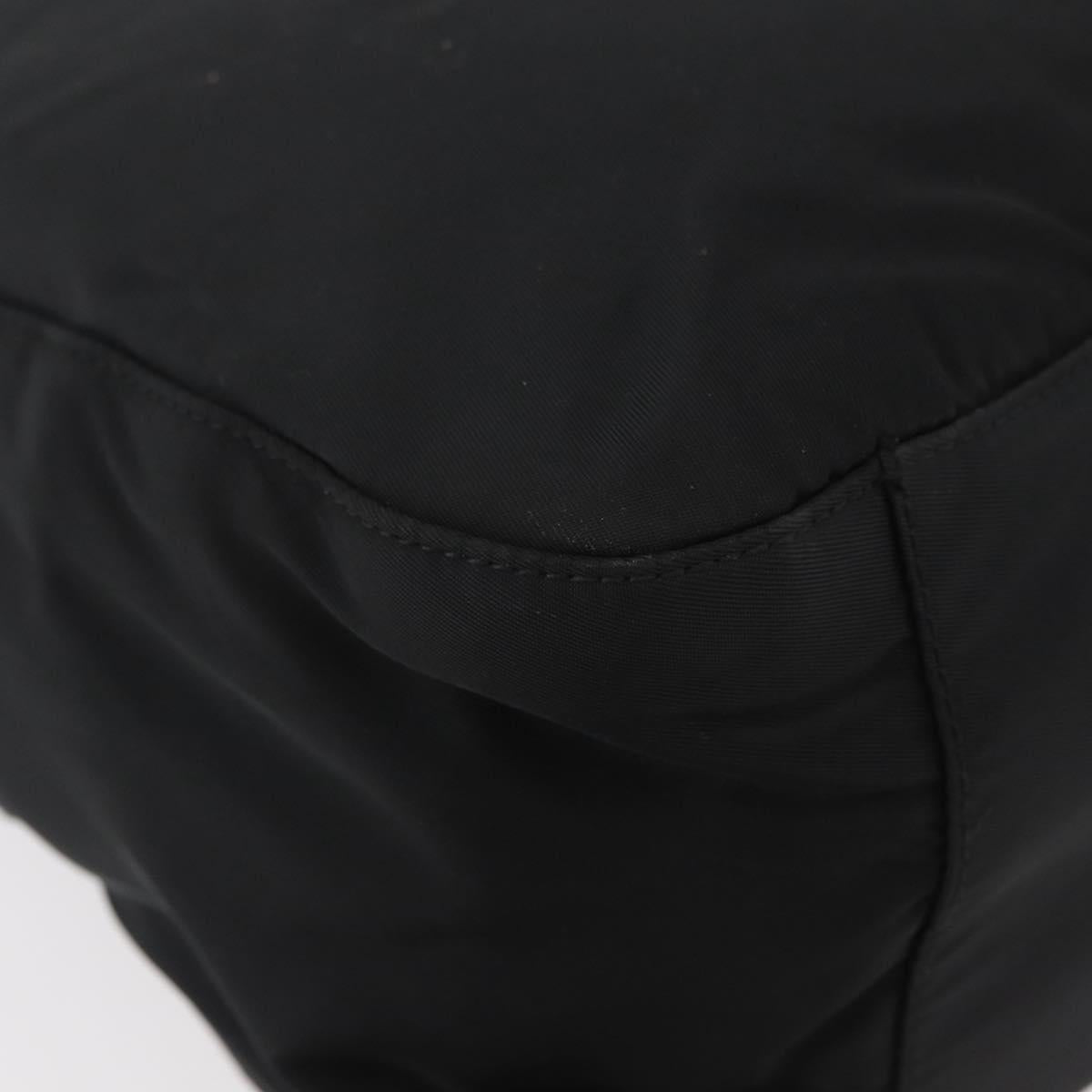 PRADA Shoulder Bag Nylon Black Auth bs15274