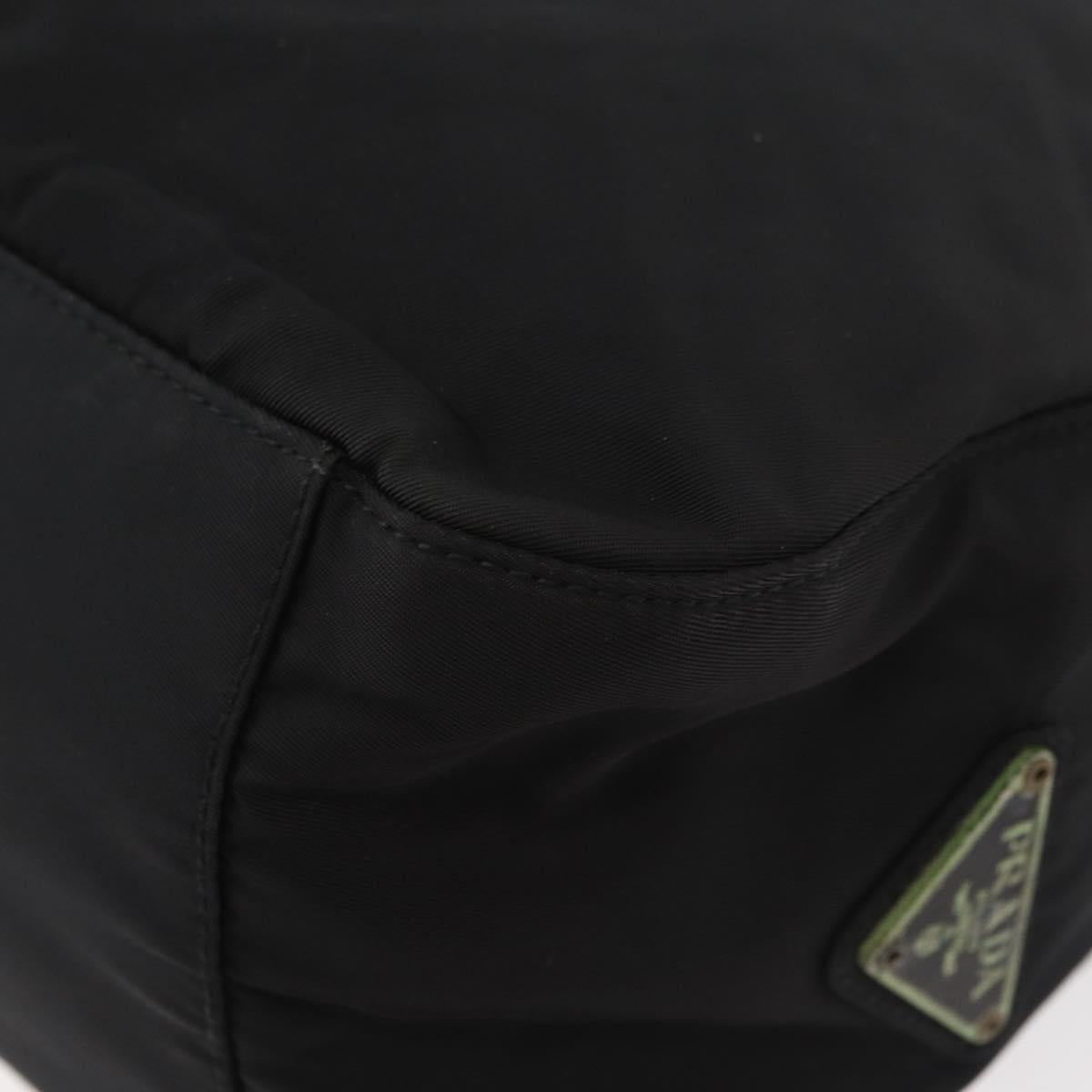 PRADA Shoulder Bag Nylon Black Auth bs15274