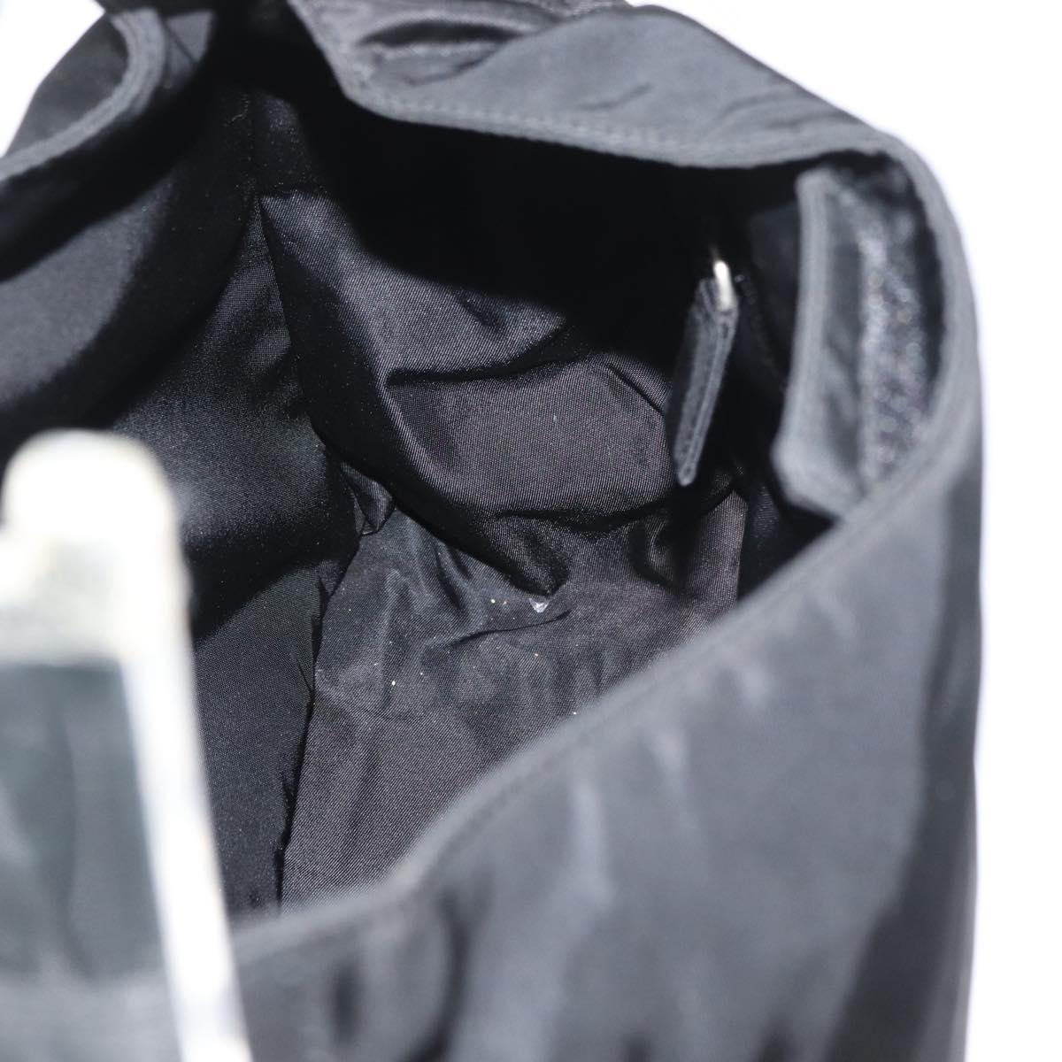 PRADA Shoulder Bag Nylon Black Auth bs15274