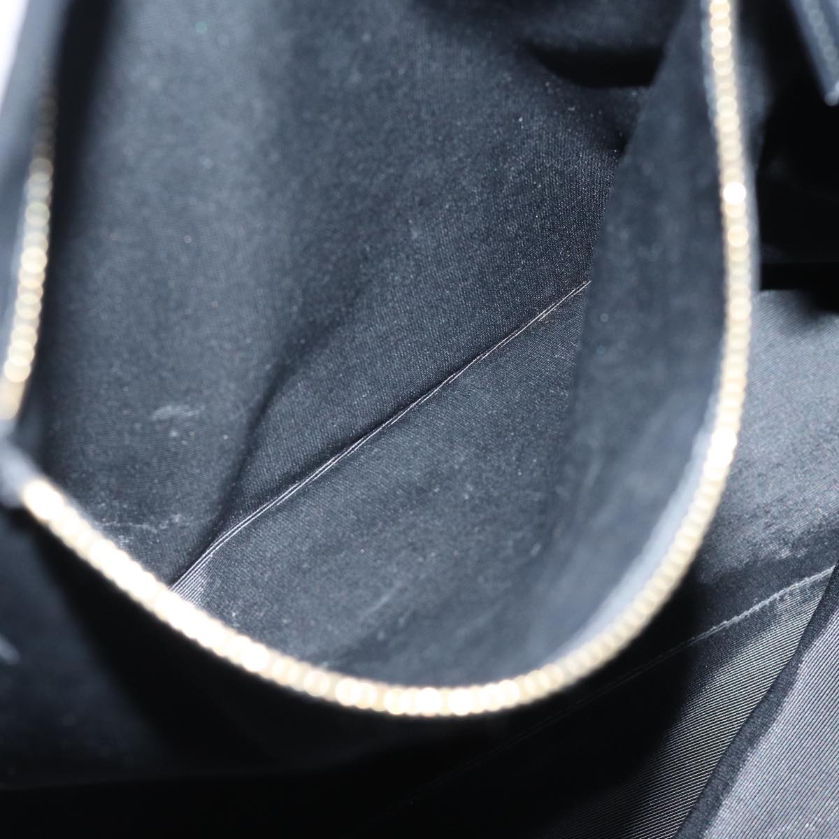 SAINT LAURENT Tote Bag Leather Gray Auth bs15314