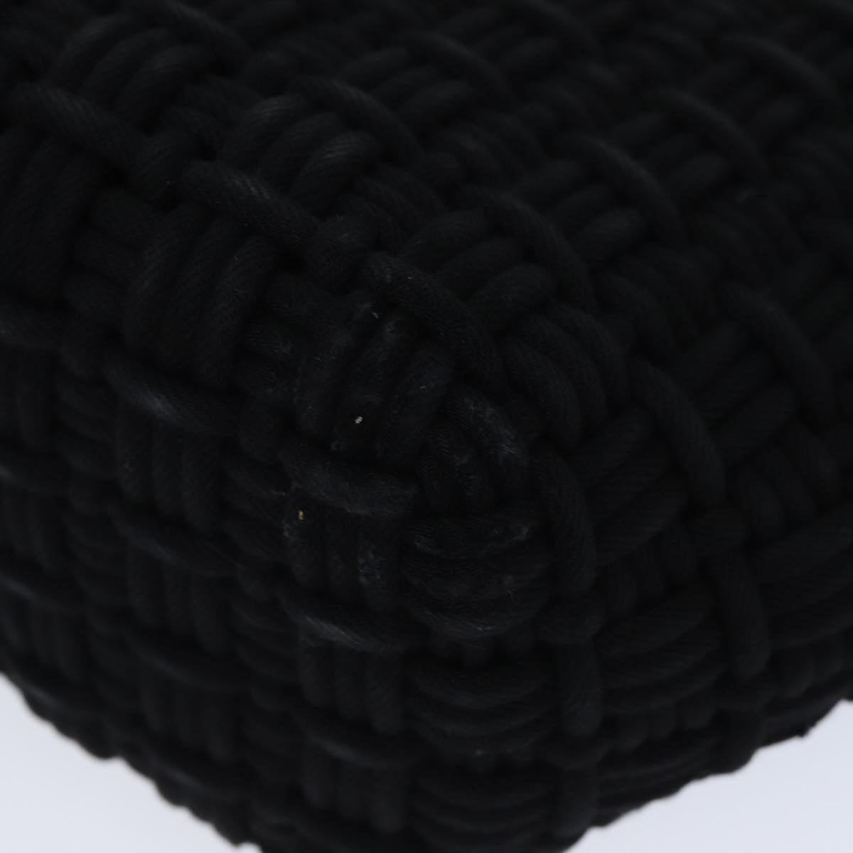 BALENCIAGA Bistro Hand Bag Canvas 2way Black 671342 Auth bs15695V