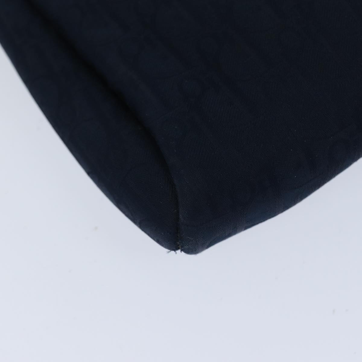 Christian Dior Trotter Canvas Pouch Navy Auth bs16192