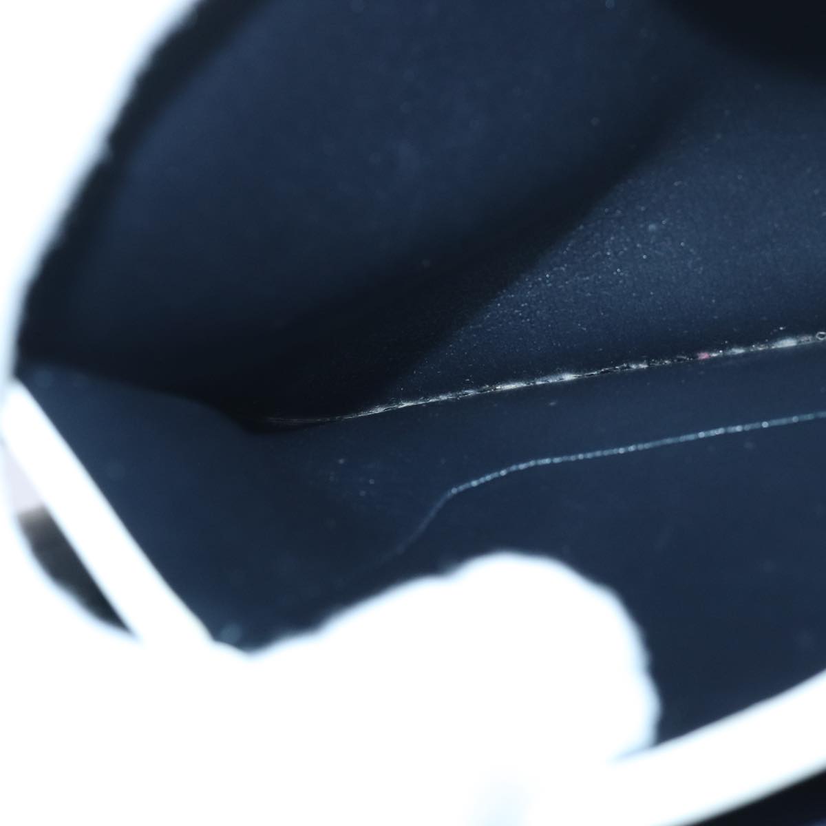 Christian Dior Shoulder Bag Leather White Auth bs16301